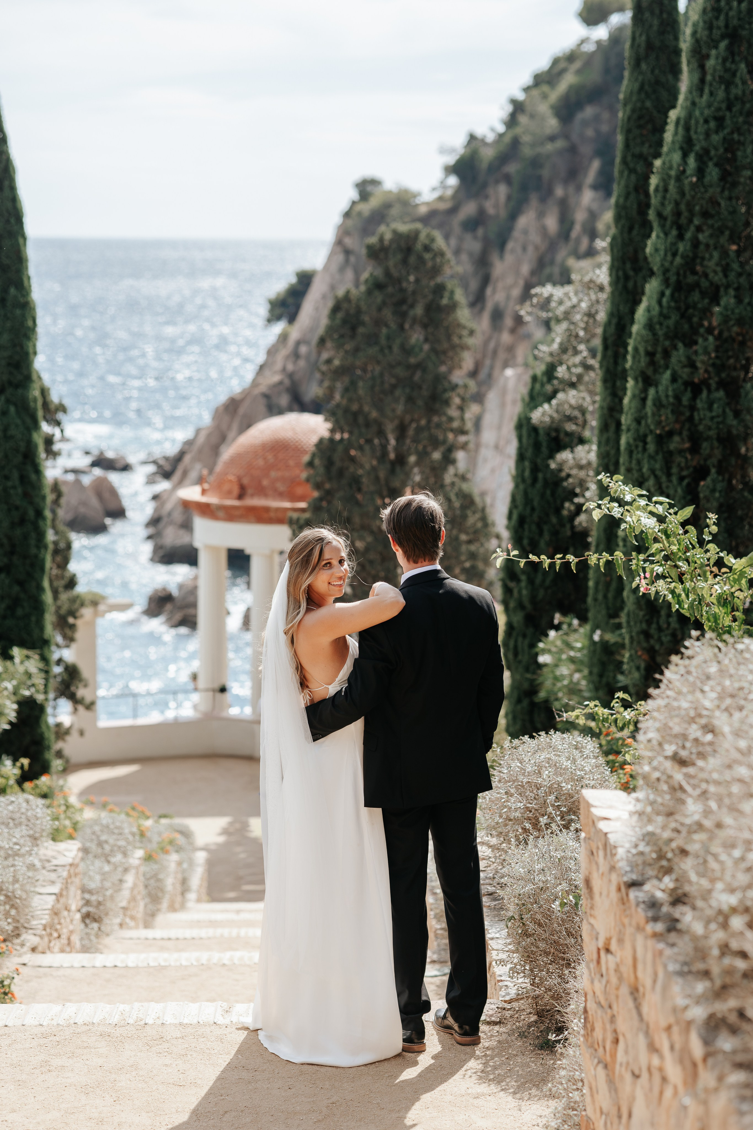 Hunter & Molly, 10/09/2026, Jardi Botanic Marimurtra. Wedding photographer in Girona and Costa Brava| Evgenia Gruntovaya