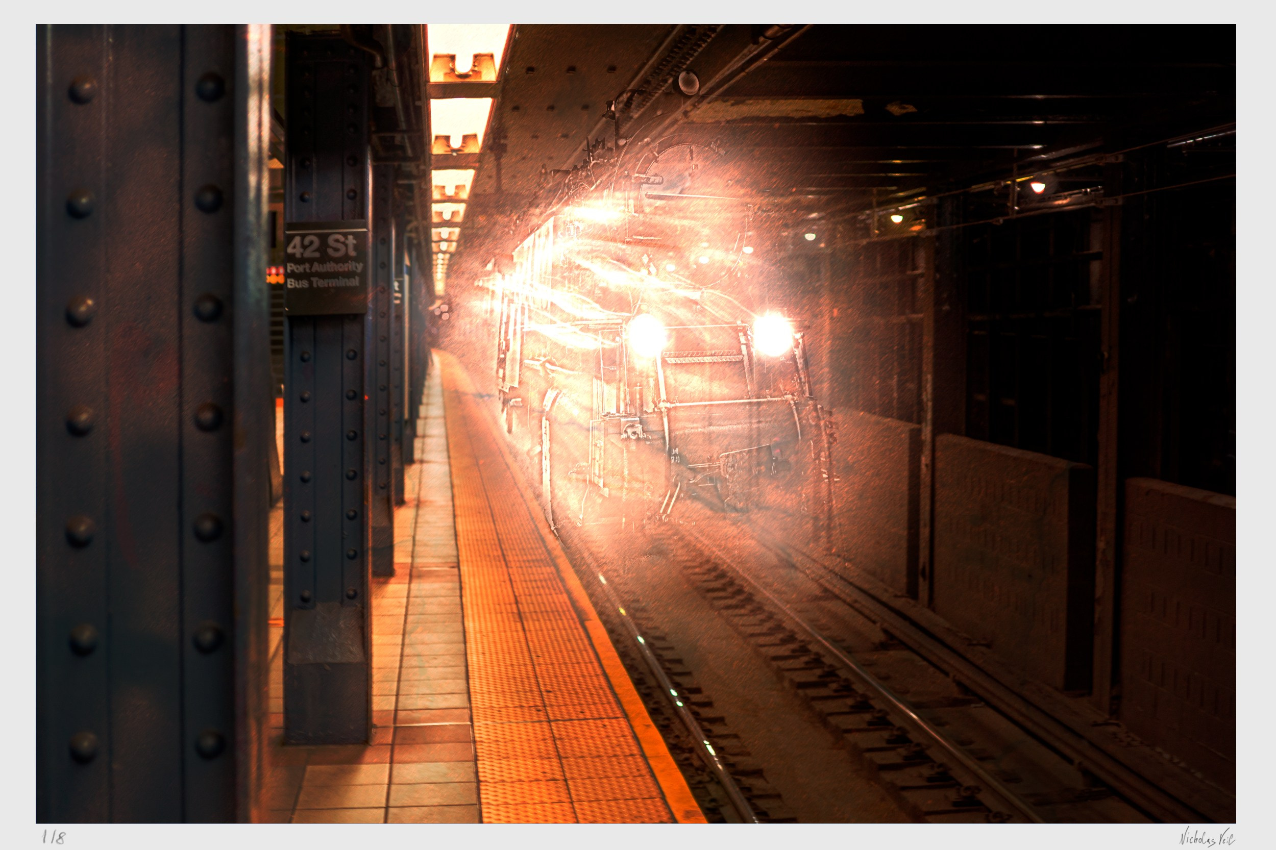 Ghost Train. Nicholas Veil, Digital Art and Photography