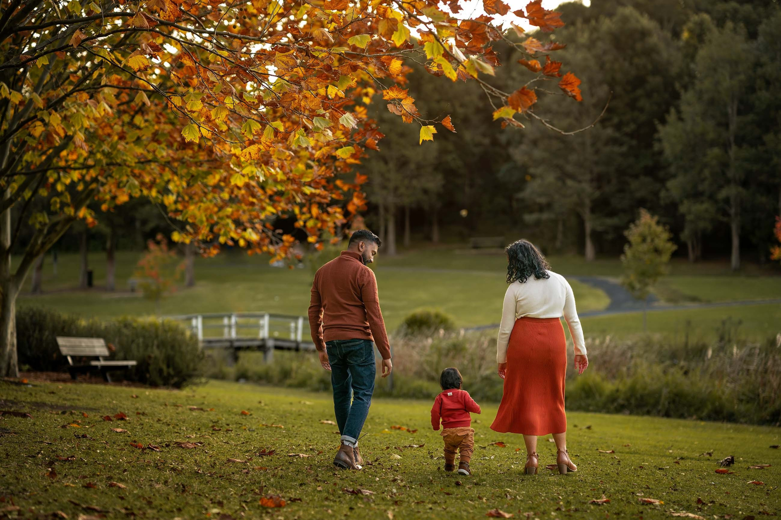Autumn Family and Pregnancy Photoshoot in Sydney