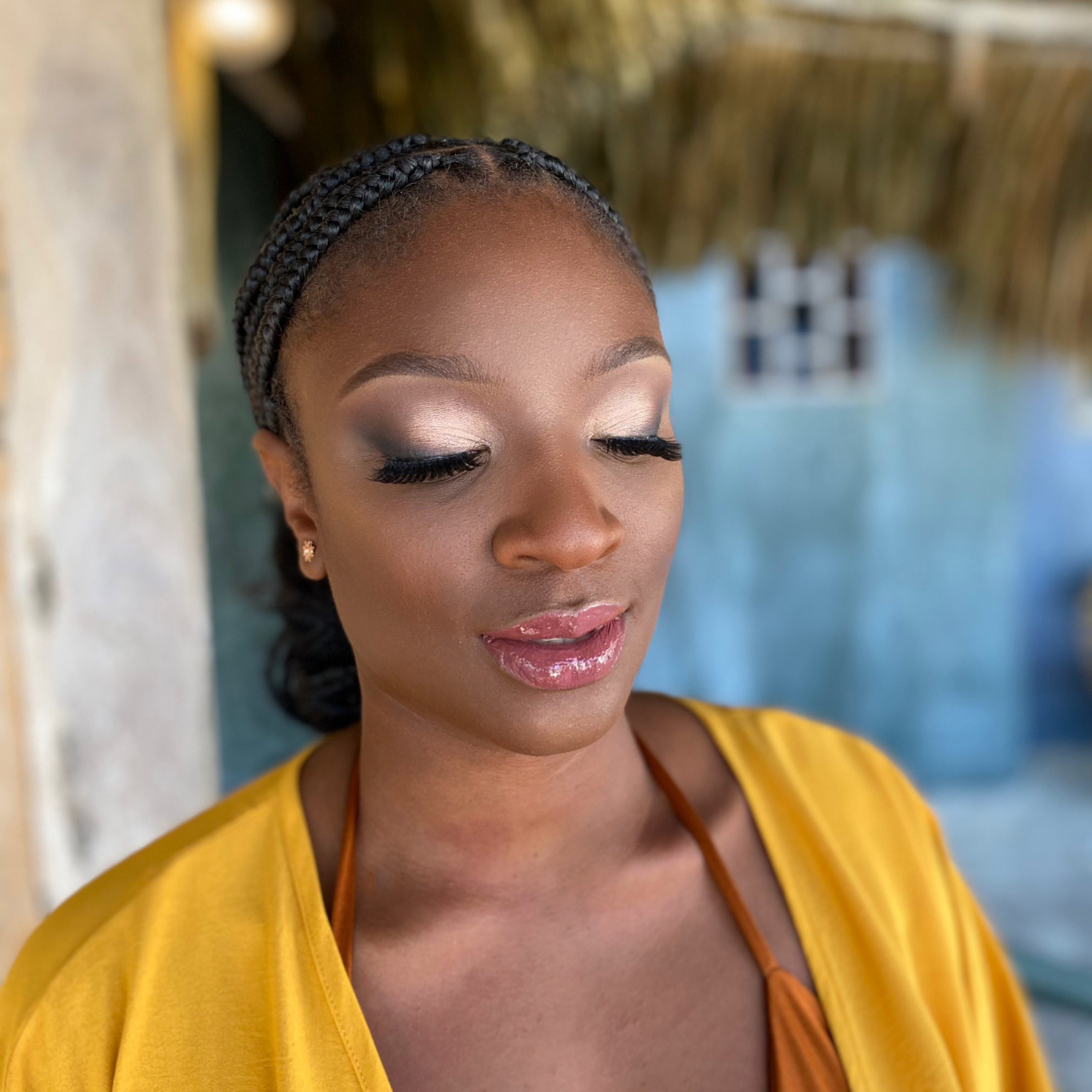 Dark skin makeup service in Rome — Italy — Florence — Milan. Makeup artist and hairstylist in Rome Italy | Kate Lisi