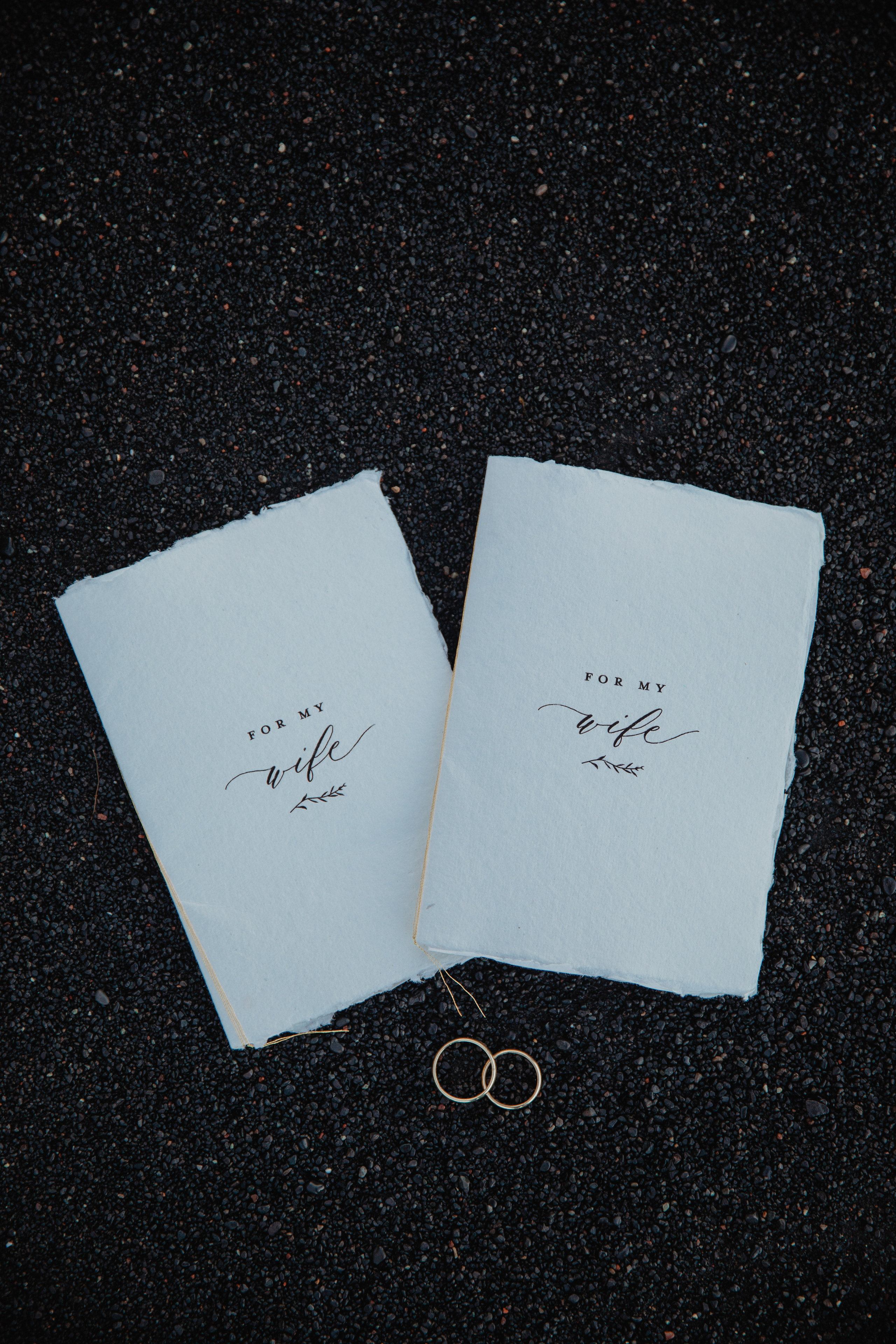 Sunrise elopement at black sand beach in Iceland. Iceland elopement photographer & videographer