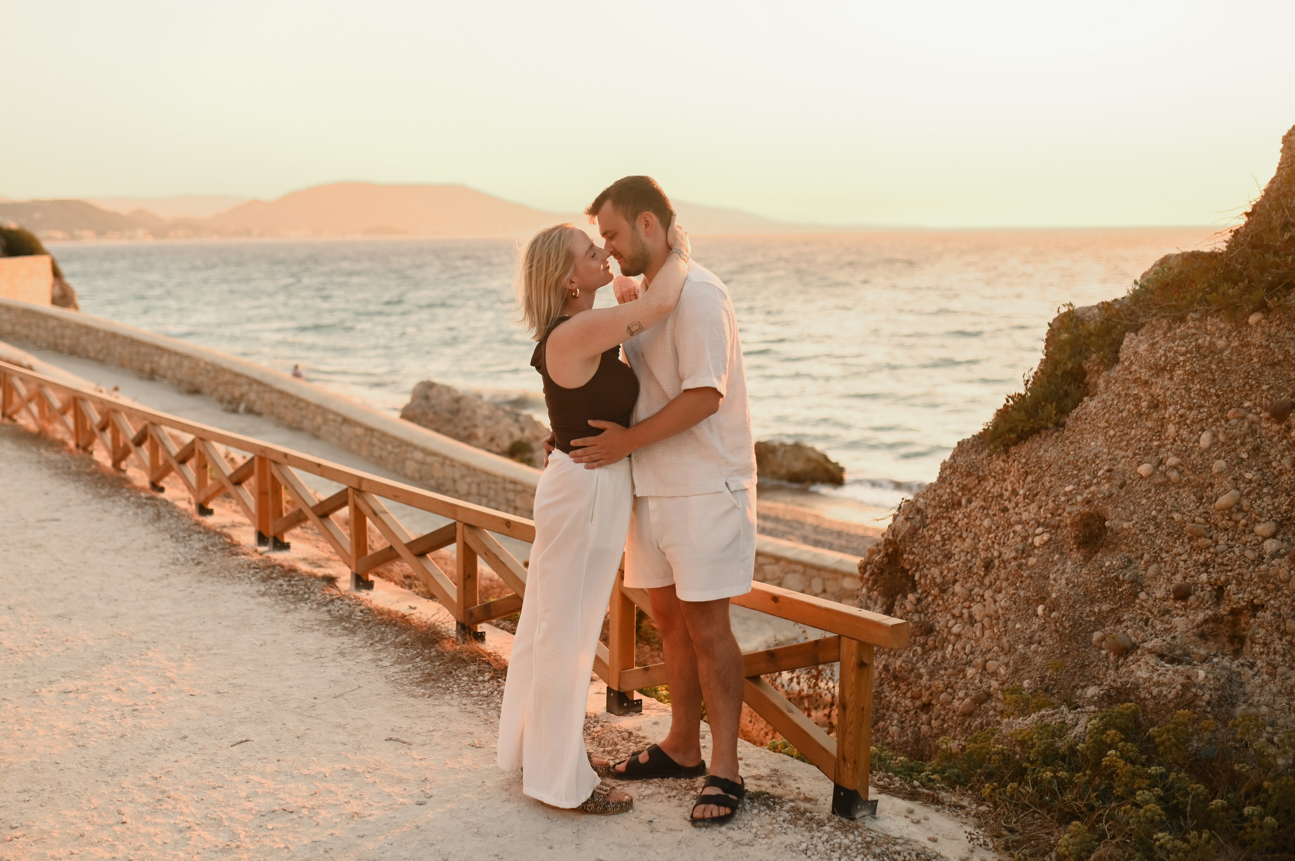 Engagement photoshoot Rhodes. Photographer in Rhodes Island