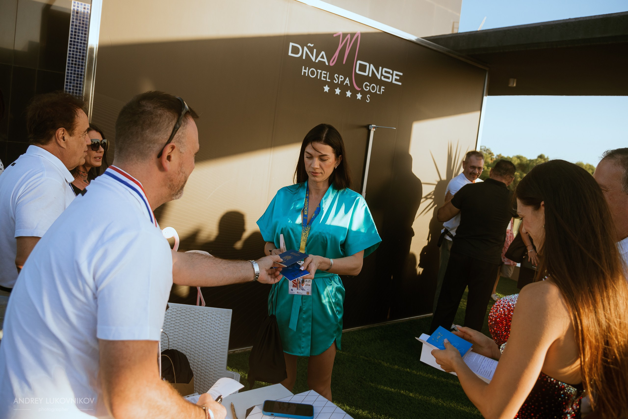 Photoshoot of the IFBB Miss Fit Model Europe 2024 registration in Torrevieja