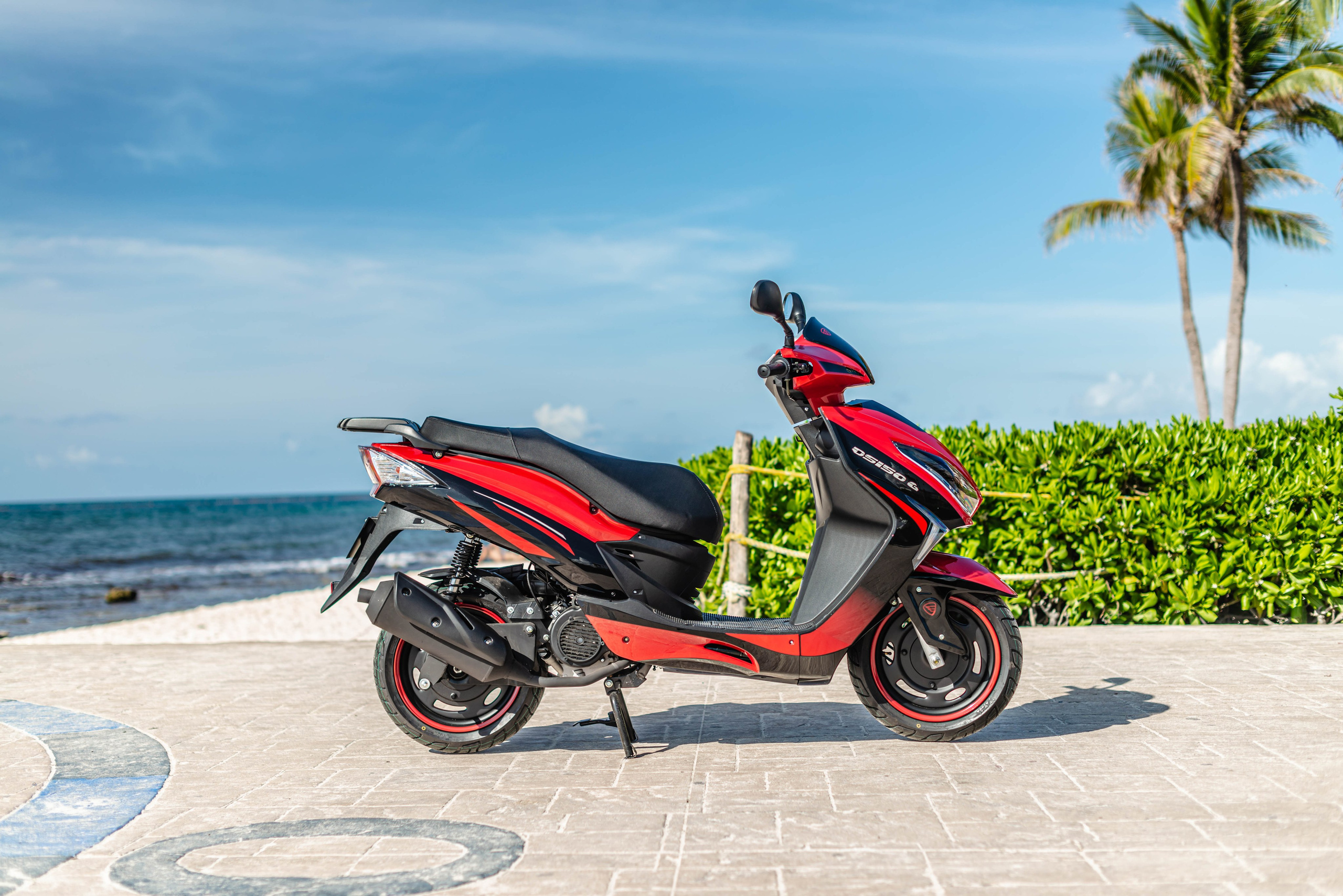 Scooter Photography for Rental Website in Mexico. PHOTOGRAPHER QUINTANA ROO