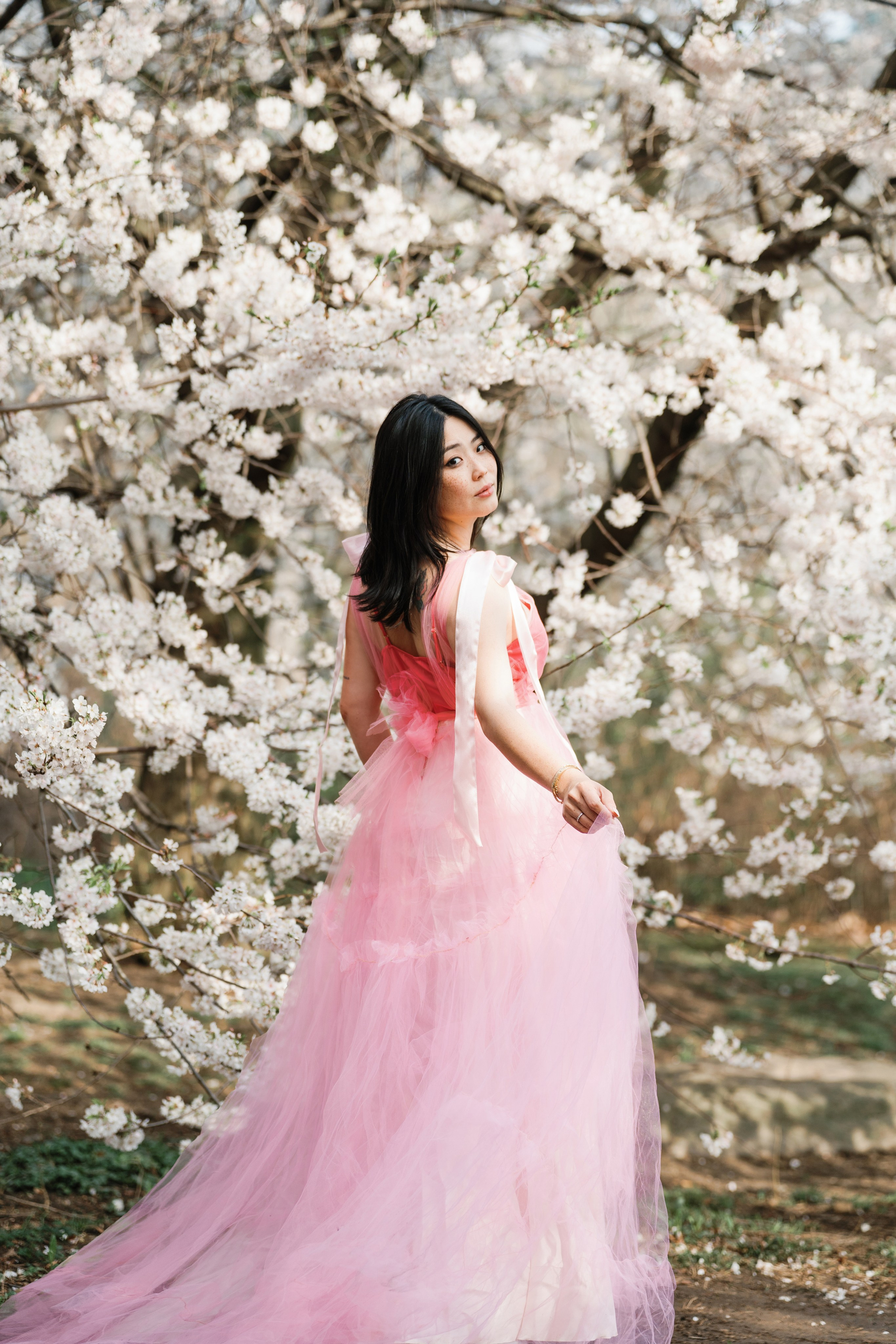 Sakura Photoshoot in New York. Photographer in New York Faery By Mary