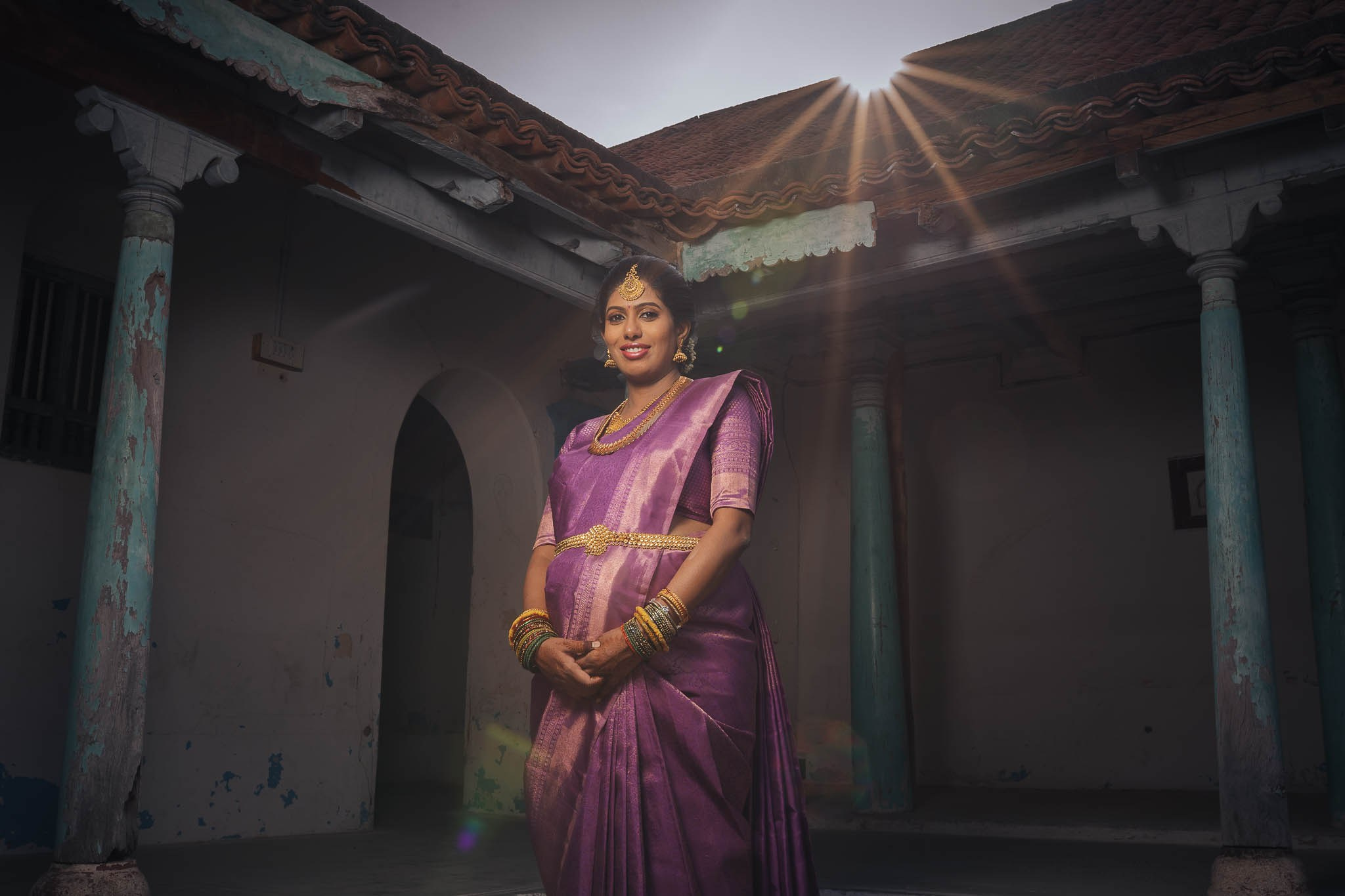 Traditional maternity portraits | Erode, India