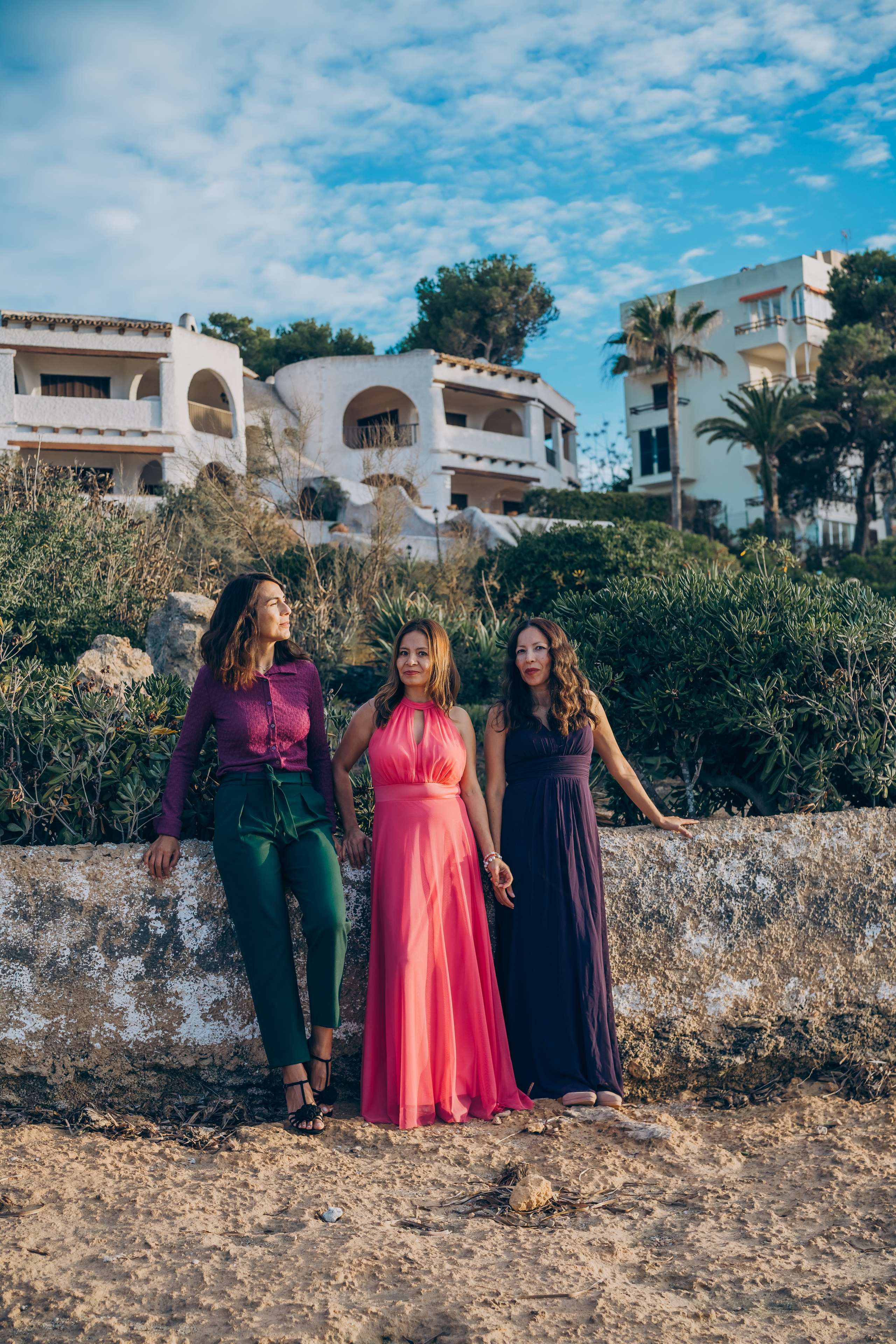 Brenda and friends. Photographer in Mallorca