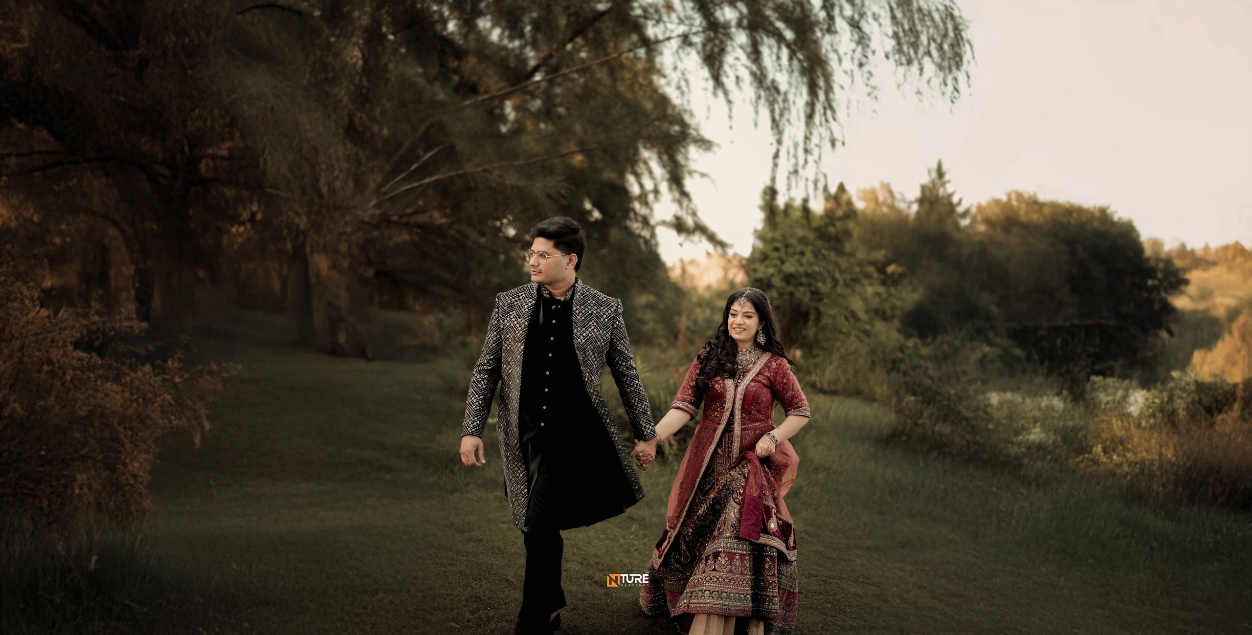 NAMITHA & MUGESH. NTURE WEDDING