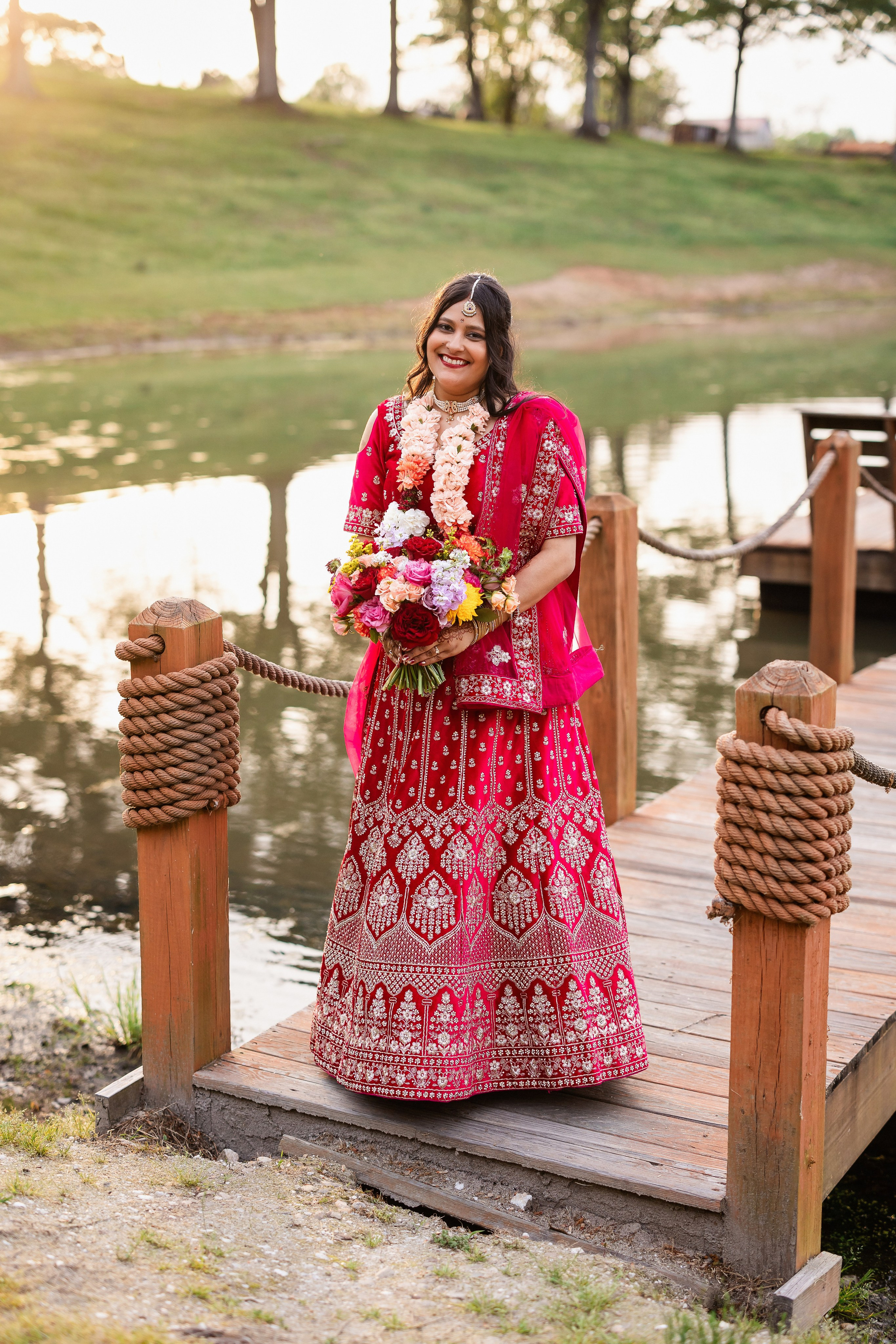 Daniel’s and Ruchi Fusion Wedding Celebration at The Venue At Rose Spring Farm. Wedding and portrait photography in Greenville SC