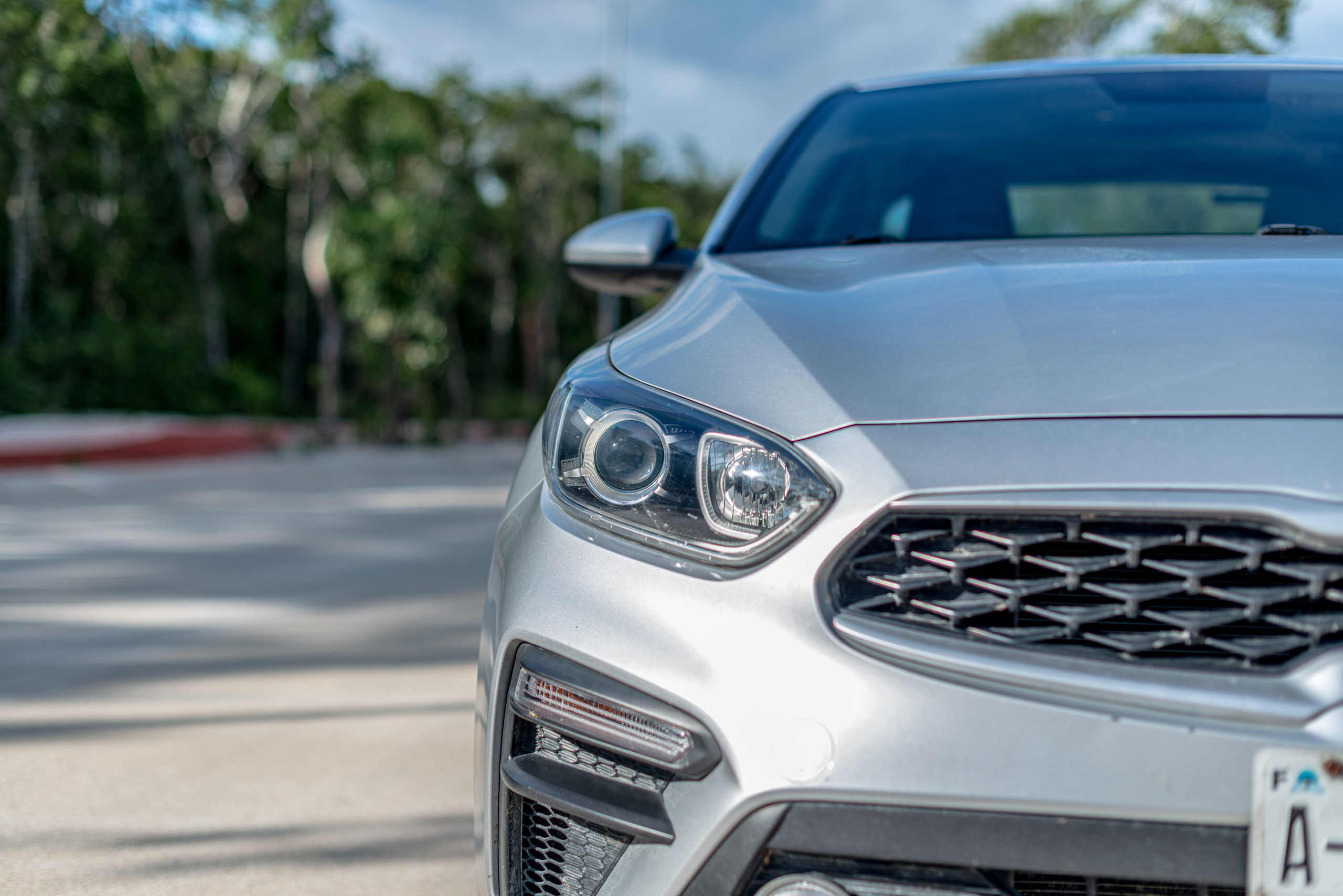 Съемка автомобиля Kia Forte 2019. FOTÓGRAFO MÉXICO QUINTANA ROO