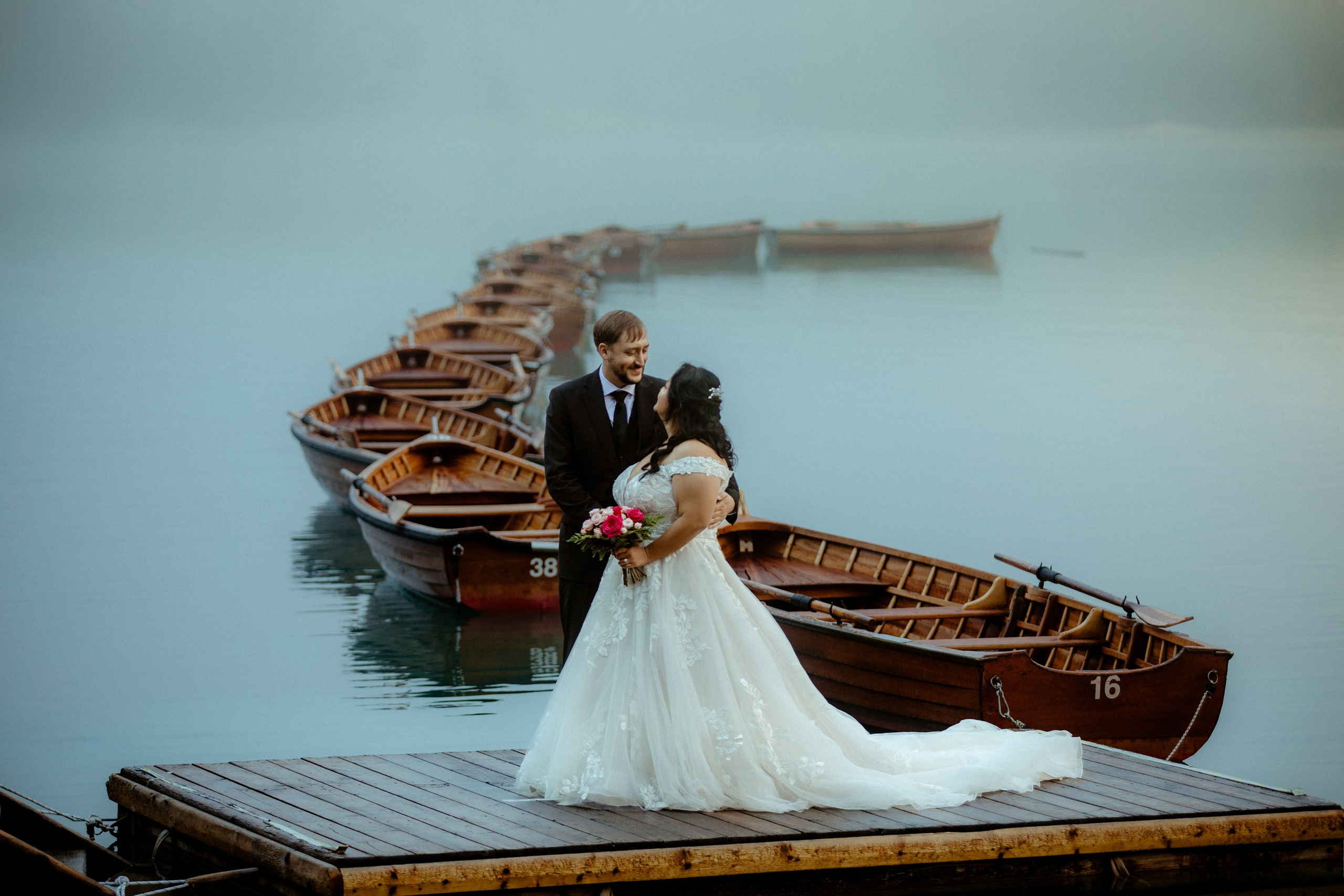 Secret Dolomites elopement at Lago di Braies & Cadini di Misurina | Best place to elope in Italy. Iceland elopement photographer & videographer
