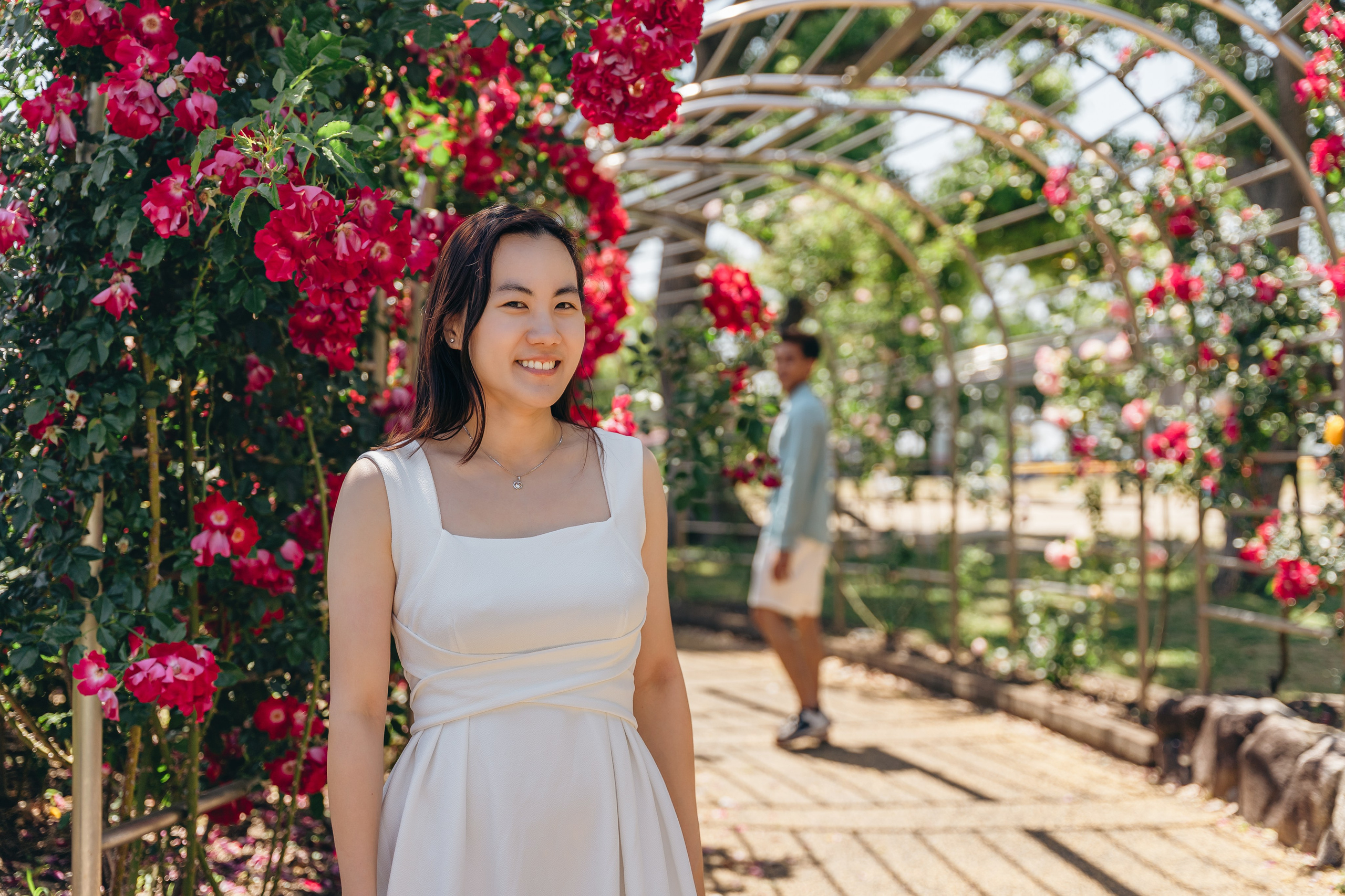 Fukuoka Couple Photoshoot: Roses, Totoro Forest & Sunset Love Story