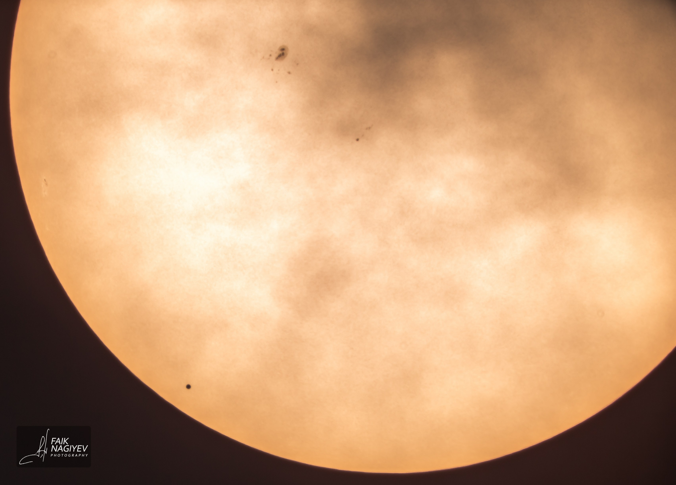 Merkurinin Günəş diskinin qarşısından tranziti. Həvəskar Astronomlar Cəmiyyəti — Astronomy.az