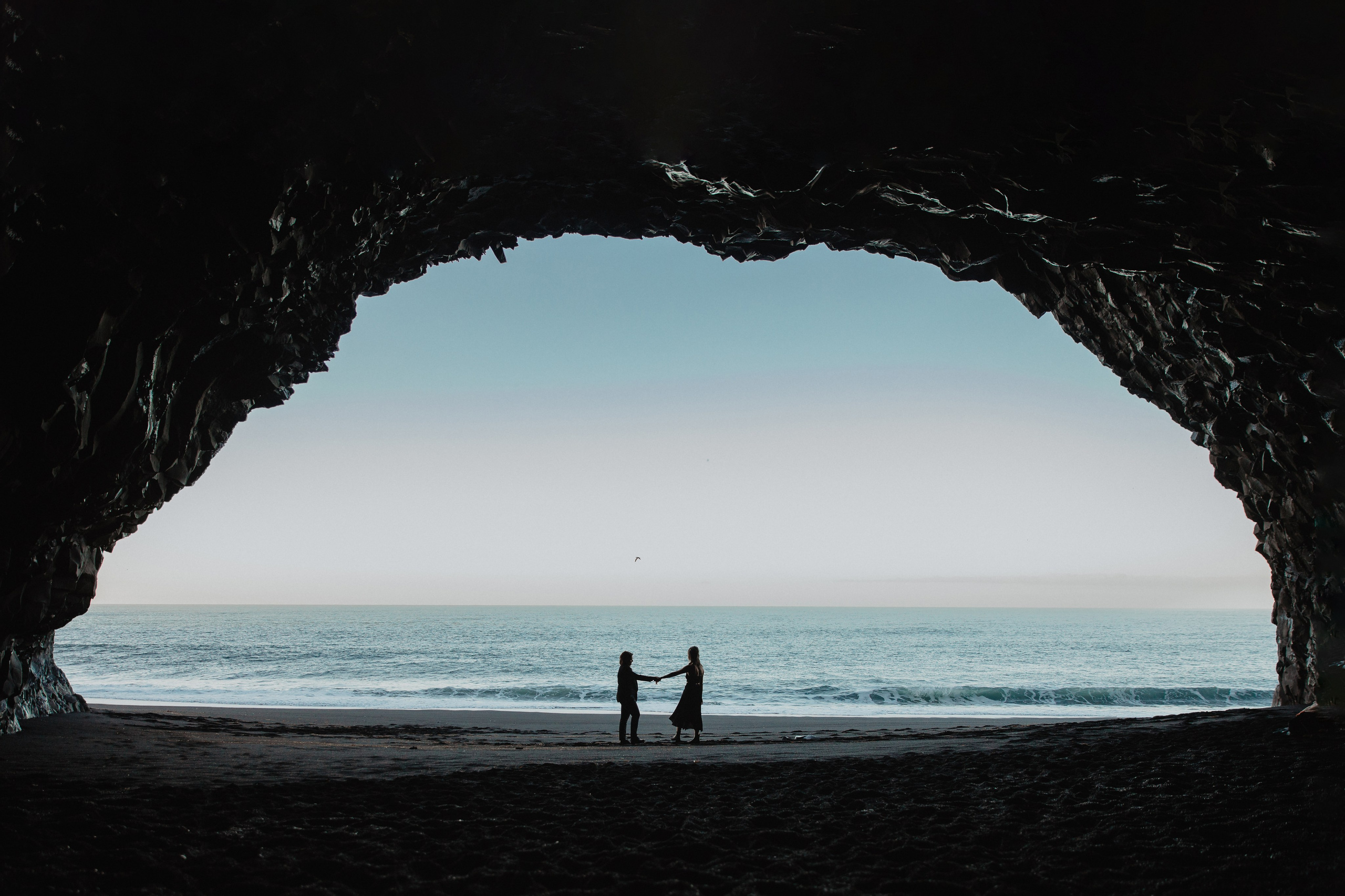 Same Sex Wedding at Iceland Black Sand Beach. Iceland elopement photographer & videographer