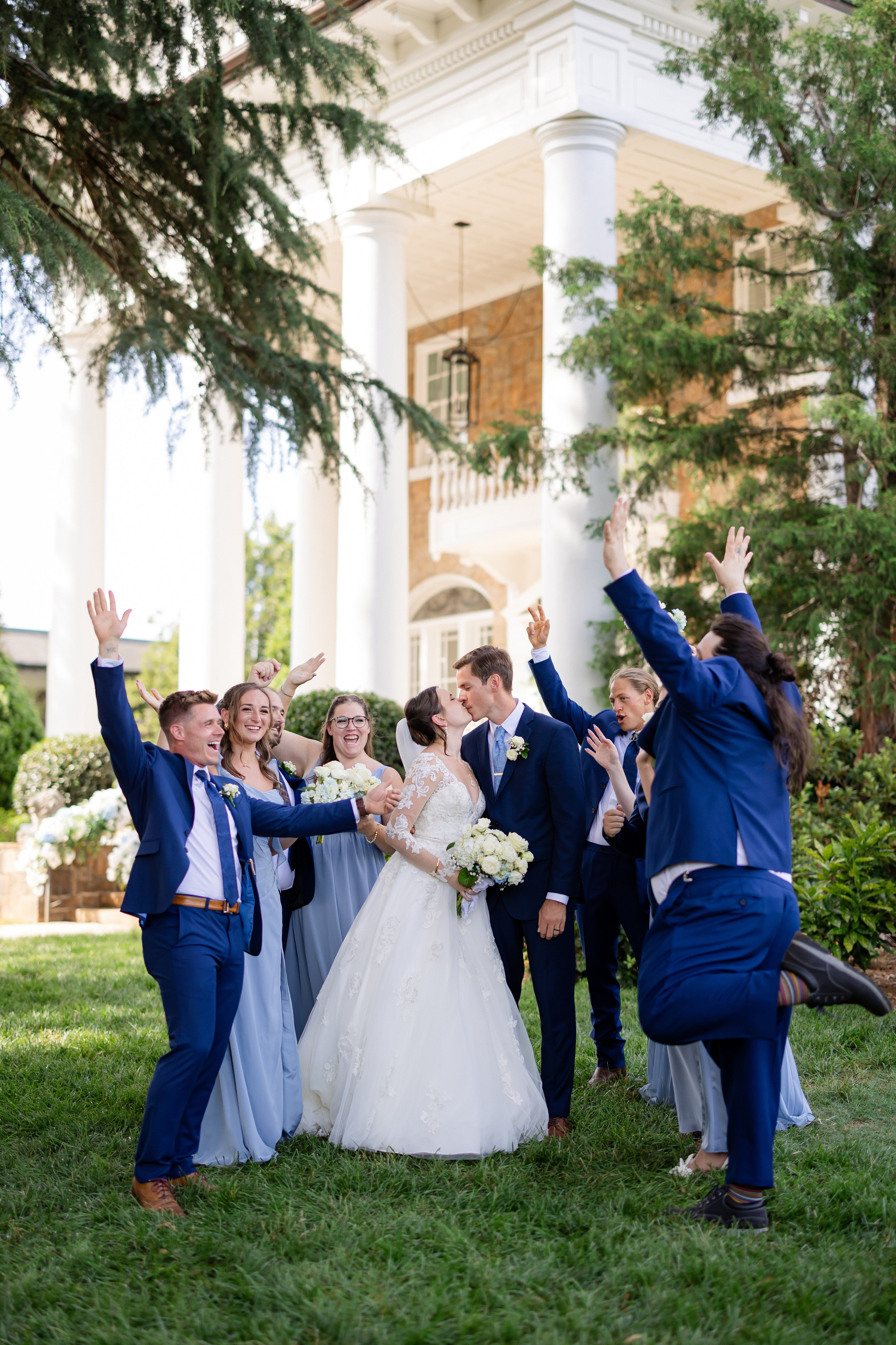 Lester & Annalise’s Romantic Summer Wedding at Gassaway Mansion in Greenville, SC. Wedding and portrait photography in Greenville SC