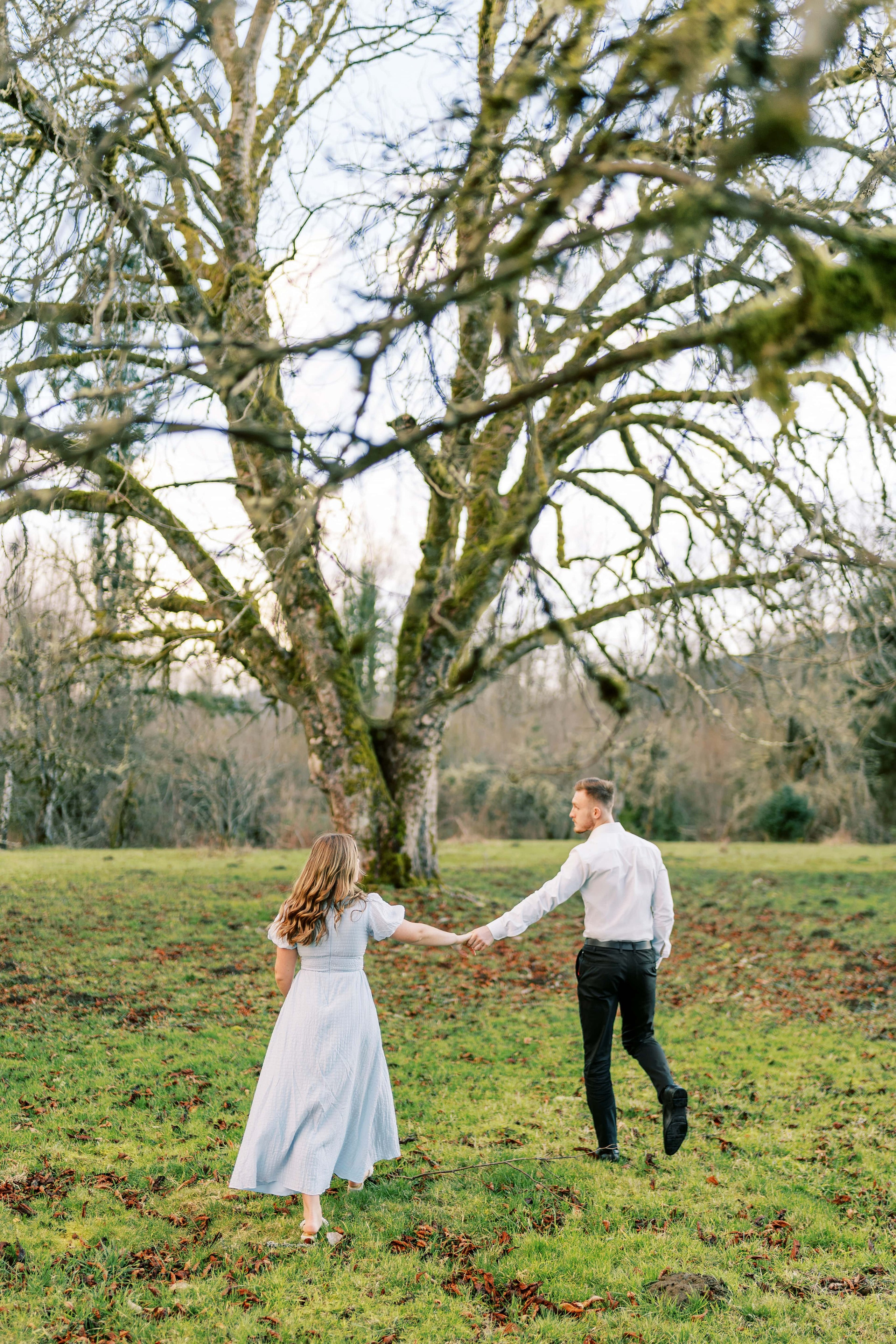 Engagement photo shoot/ Dmitry and Julia/ February 2024. North Bend, Washington. EVAN ARISTOV WEDDING PHOTOGRAPHY — Seattle Wedding Photographer
