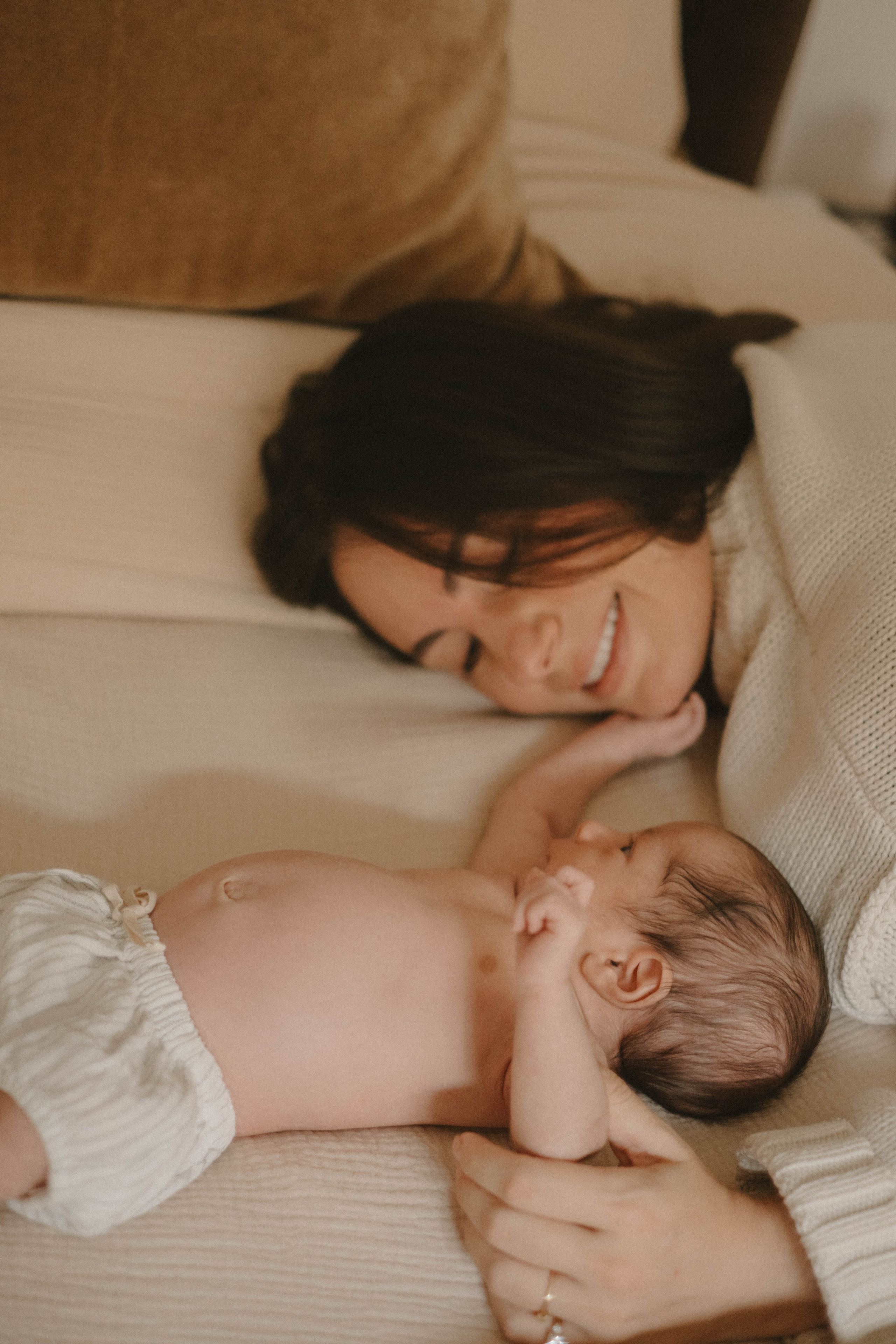 Newborn Session at Home. Xenia California & LA Photographer