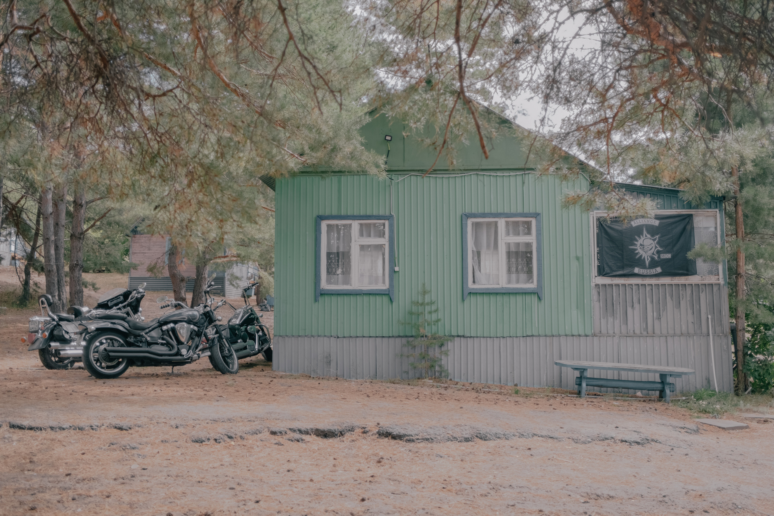 Bikers` camp. Photographer Anastasiya Dubrovina
