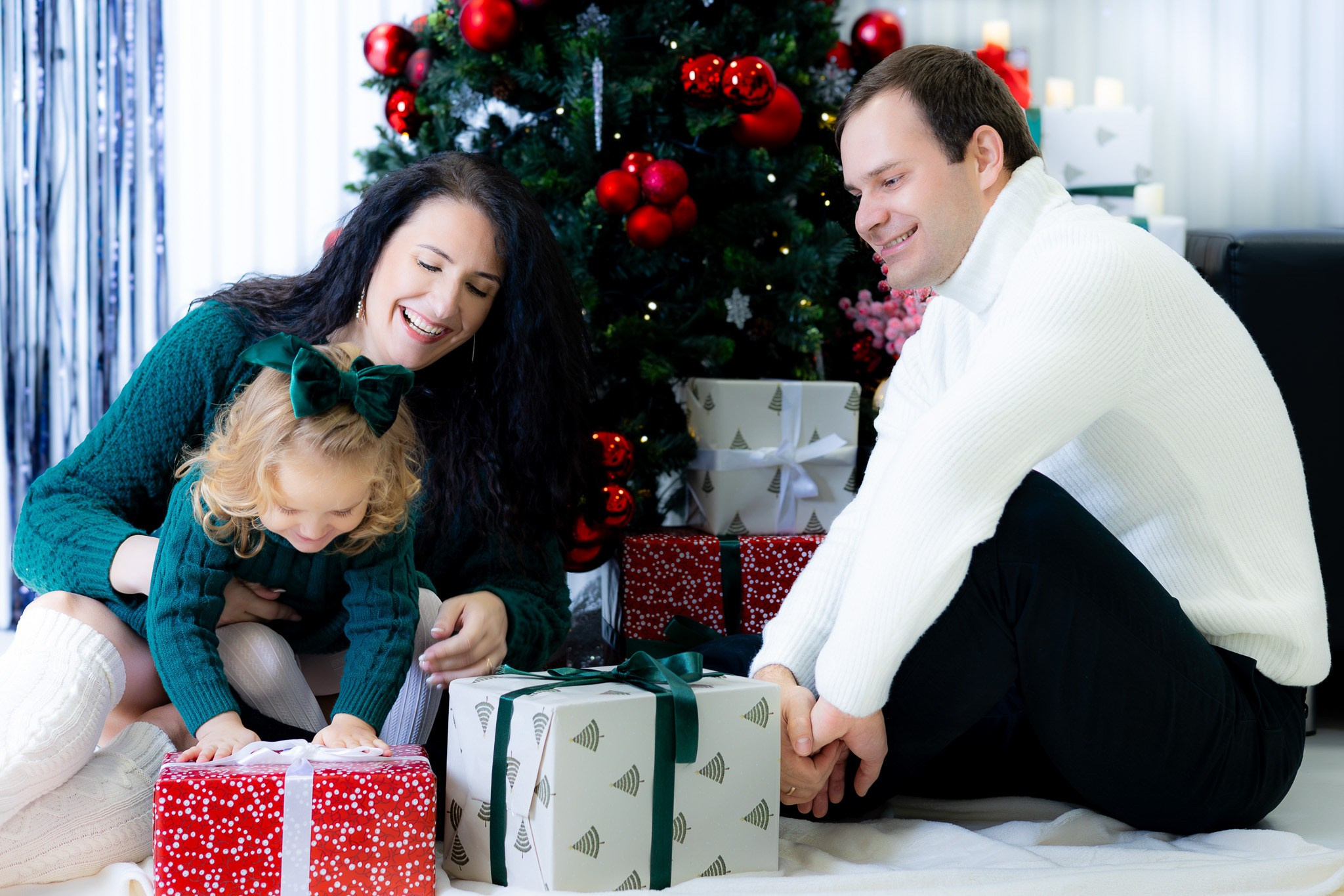 Fotosesija Ziemassvētku noskaņās