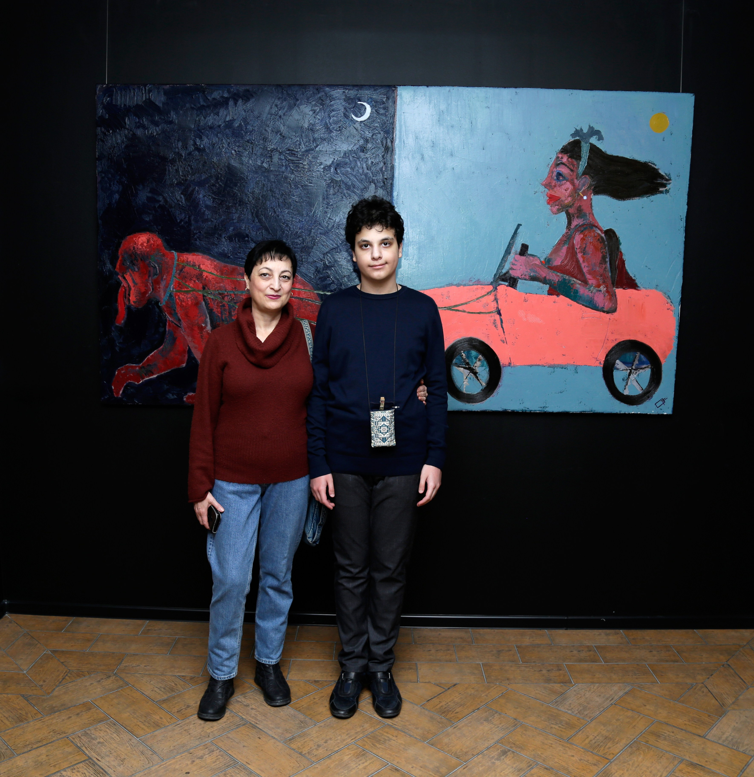 Photo report of “Interpretation” solo exhibition of Kamran Mammadov. KAMRAN MAMMADOV ART