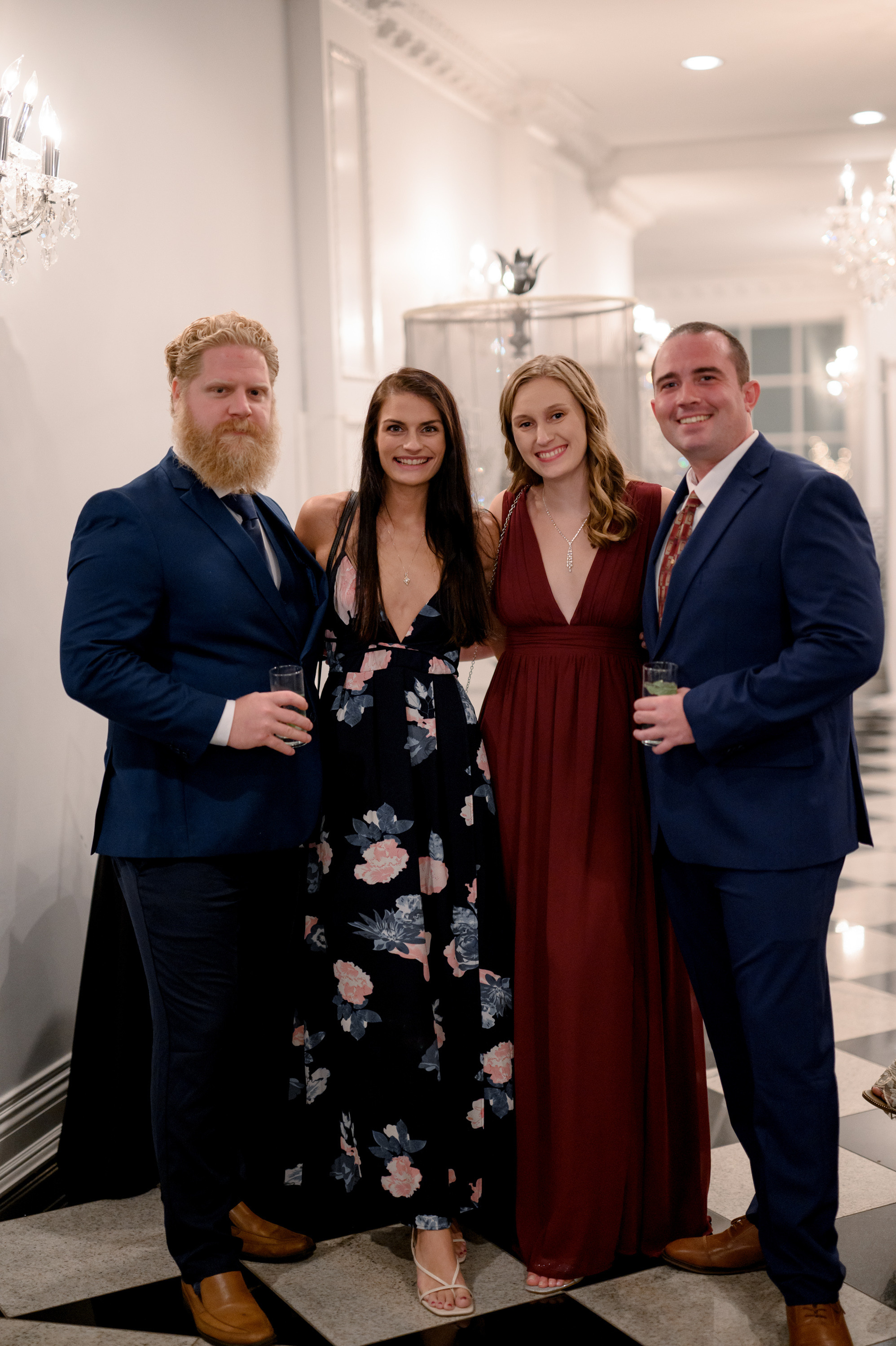 a group of people posing for a picture