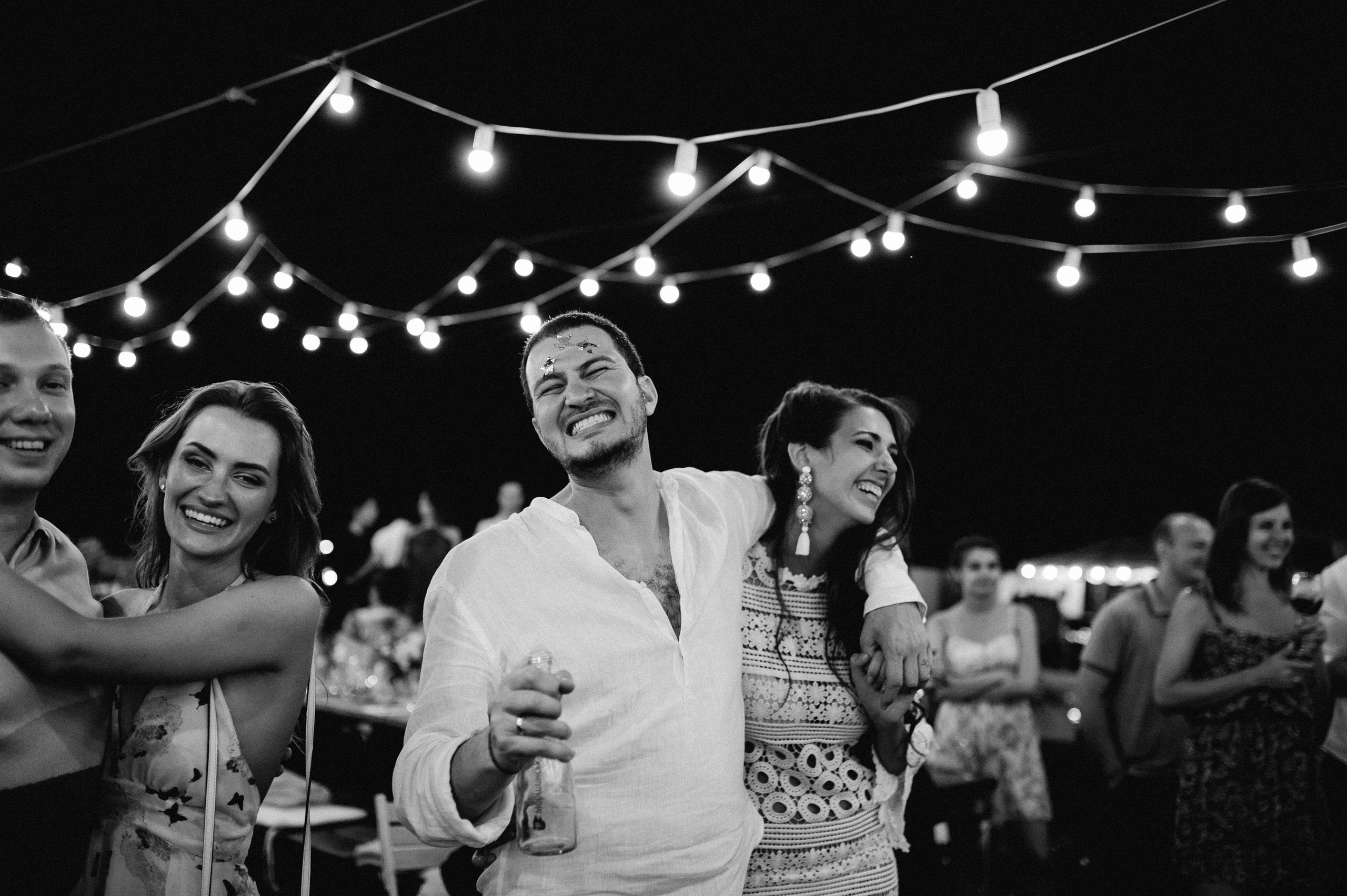 a couple dancing at their wedding reception