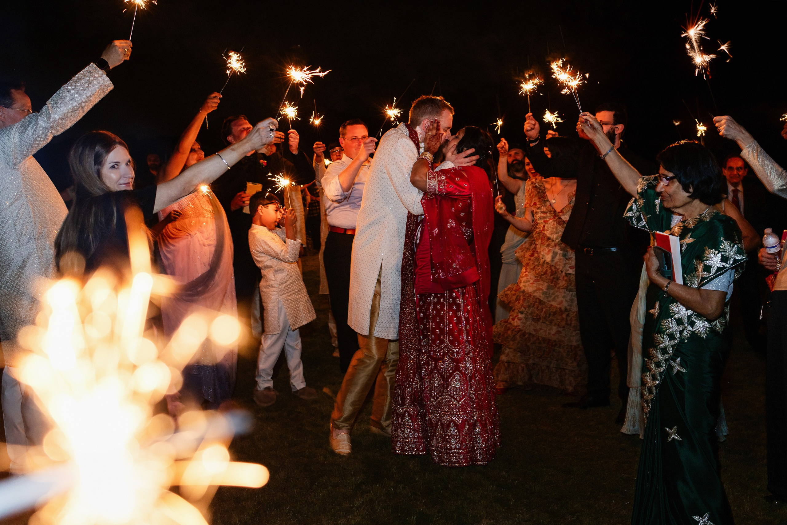 Daniel’s and Ruchi Fusion Wedding Celebration at The Venue At Rose Spring Farm. Wedding and portrait photography in Greenville SC