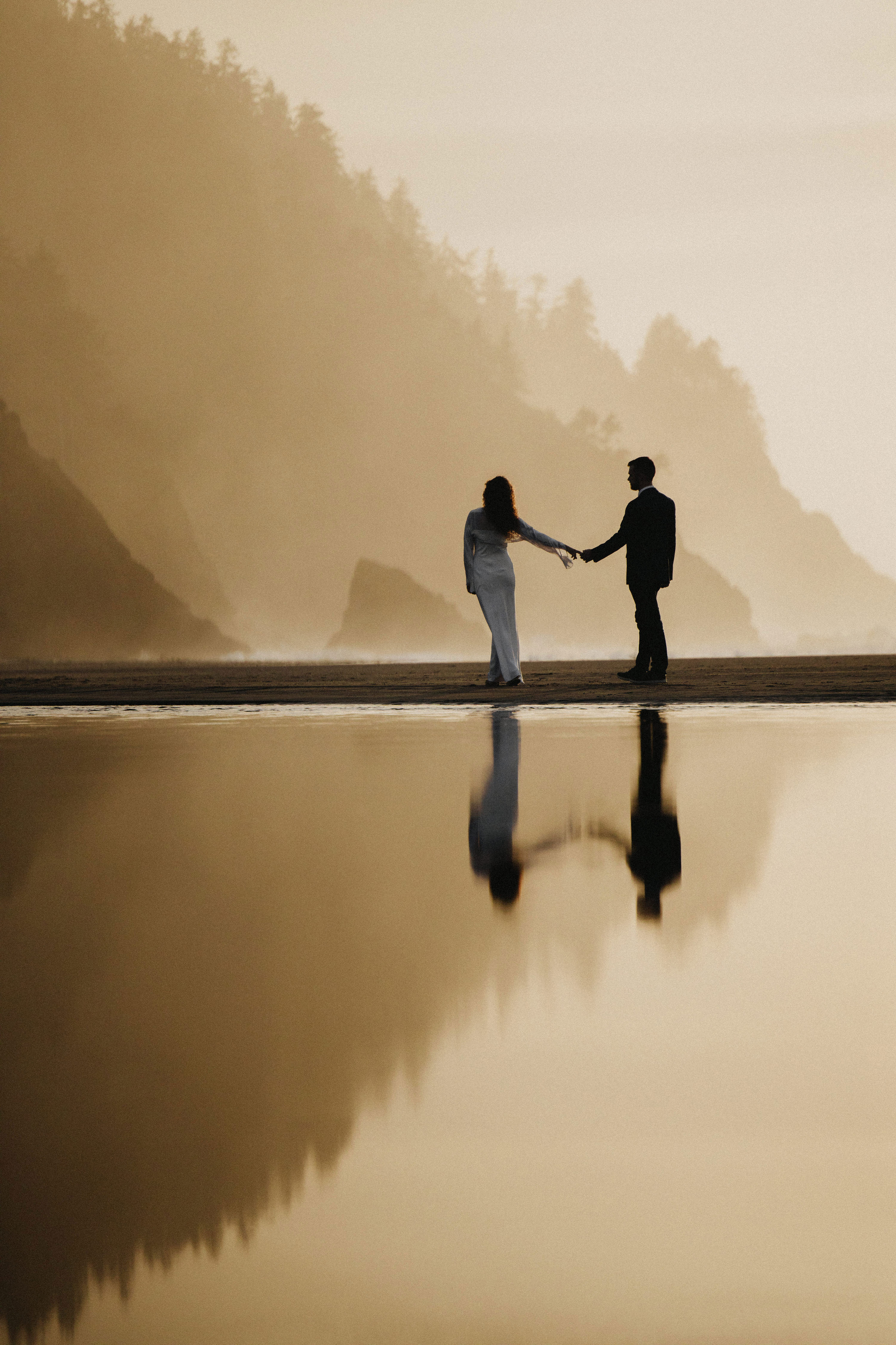 Engagement Photography at Cannon Beach, Oregon Coast | Portland, Seattle, Bend, & Oregon Coast Photographer | Georgy Shishkin. Capturing Love in the Heart of the Pacific Northwes