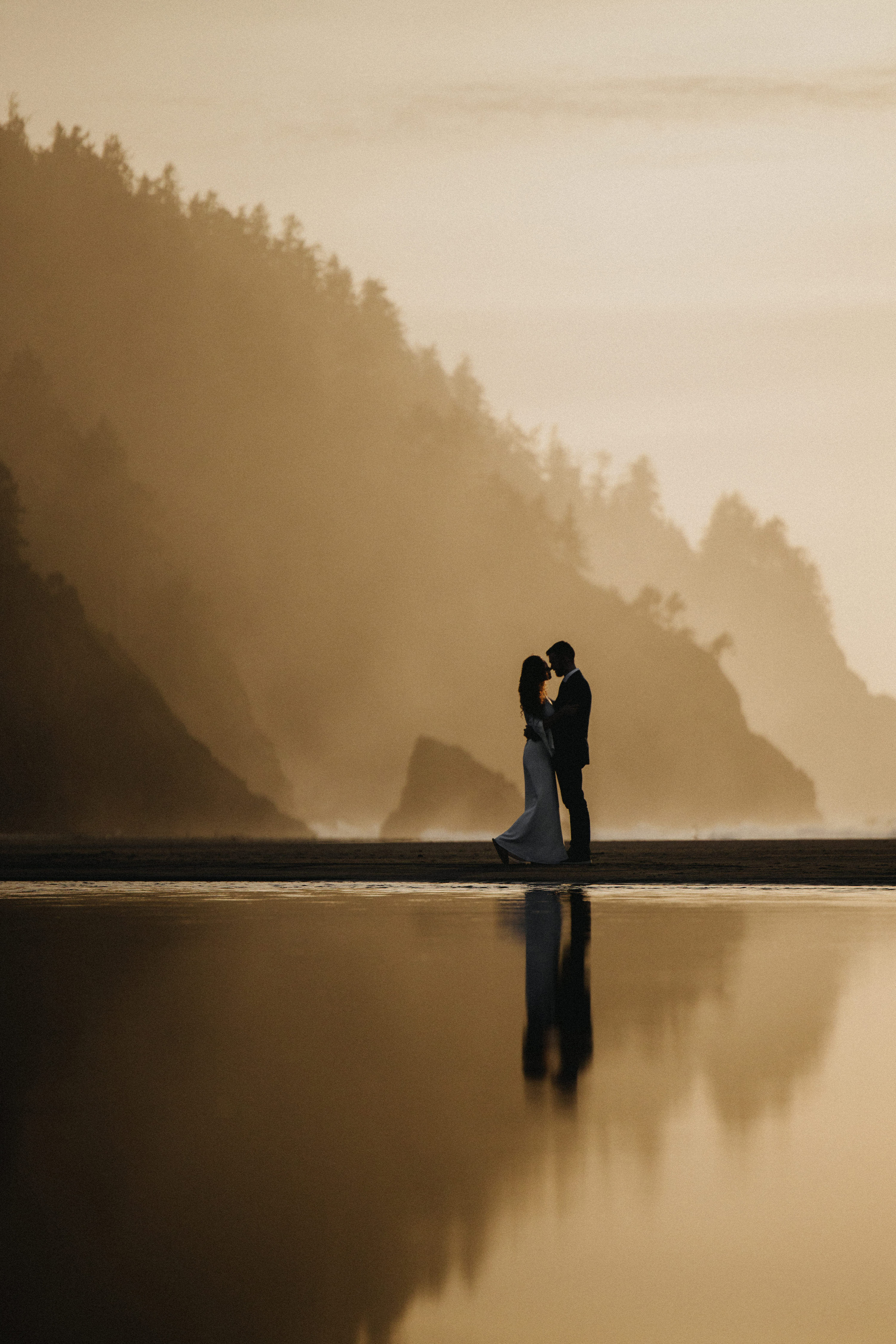 Engagement Photography at Cannon Beach, Oregon Coast | Portland, Seattle, Bend, & Oregon Coast Photographer | Georgy Shishkin. Capturing Love in the Heart of the Pacific Northwes