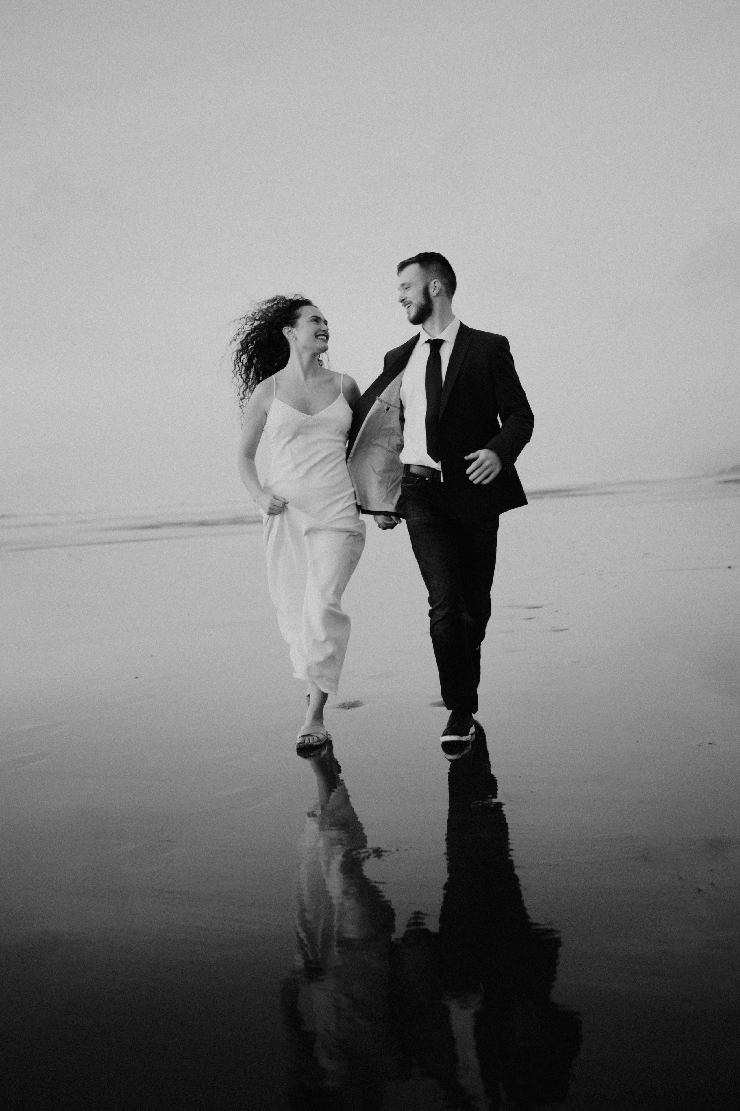 Engagement Photography at Cannon Beach, Oregon Coast | Portland, Seattle, Bend, & Oregon Coast Photographer | Georgy Shishkin. Capturing Love in the Heart of the Pacific Northwes