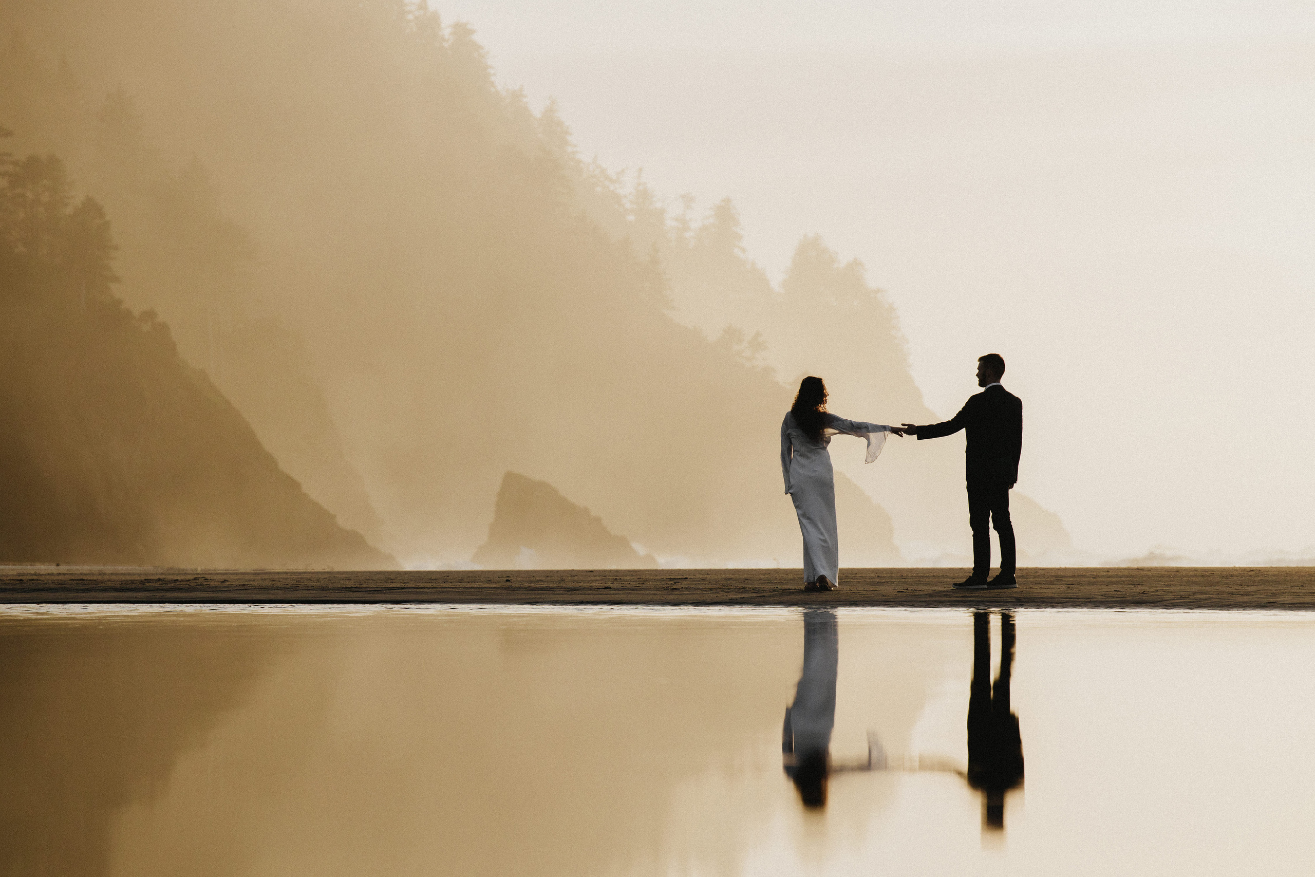 Engagement Photography at Cannon Beach, Oregon Coast | Portland, Seattle, Bend, & Oregon Coast Photographer | Georgy Shishkin. Capturing Love in the Heart of the Pacific Northwes