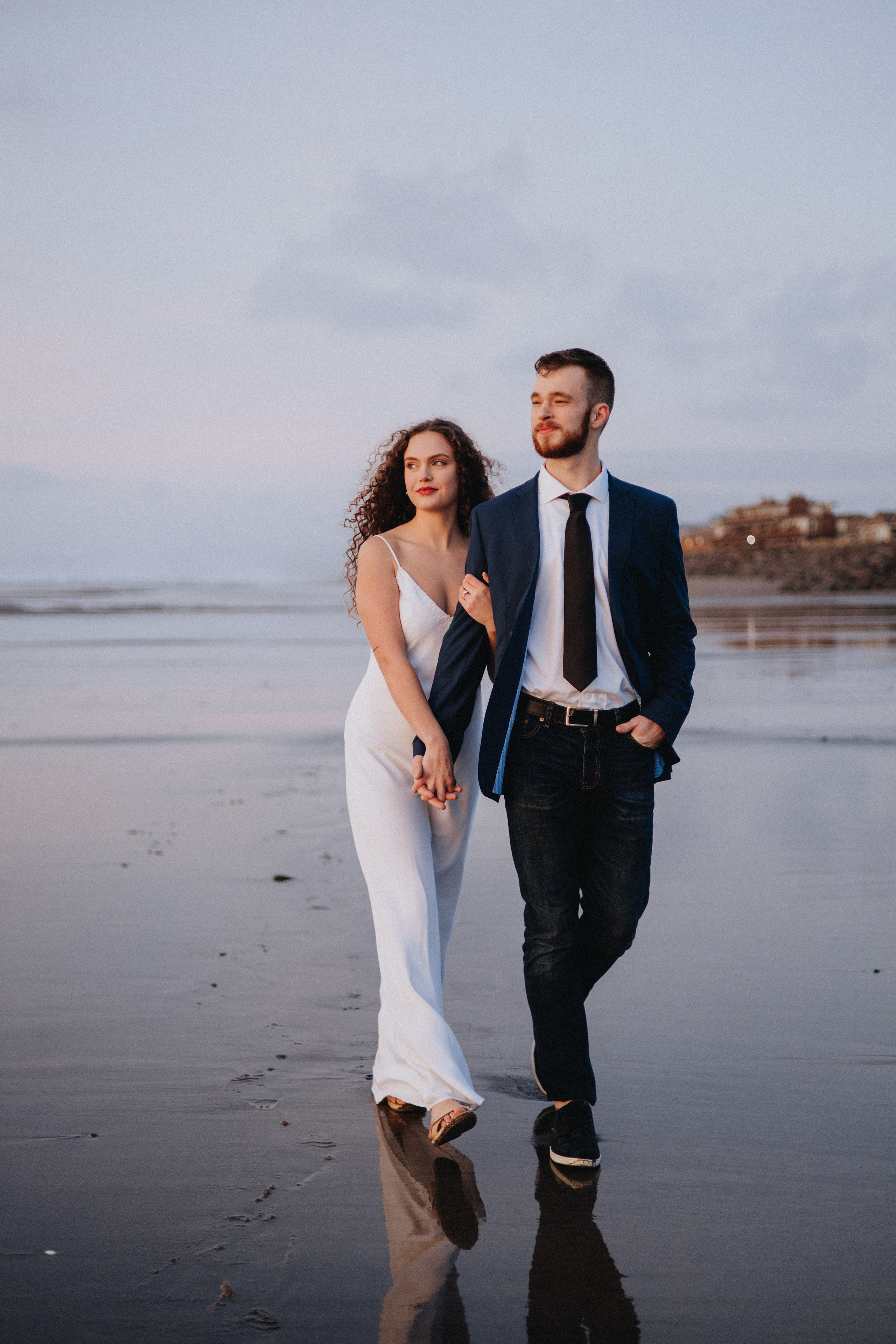 Engagement Photography at Cannon Beach, Oregon Coast | Portland, Seattle, Bend, & Oregon Coast Photographer | Georgy Shishkin. Capturing Love in the Heart of the Pacific Northwes