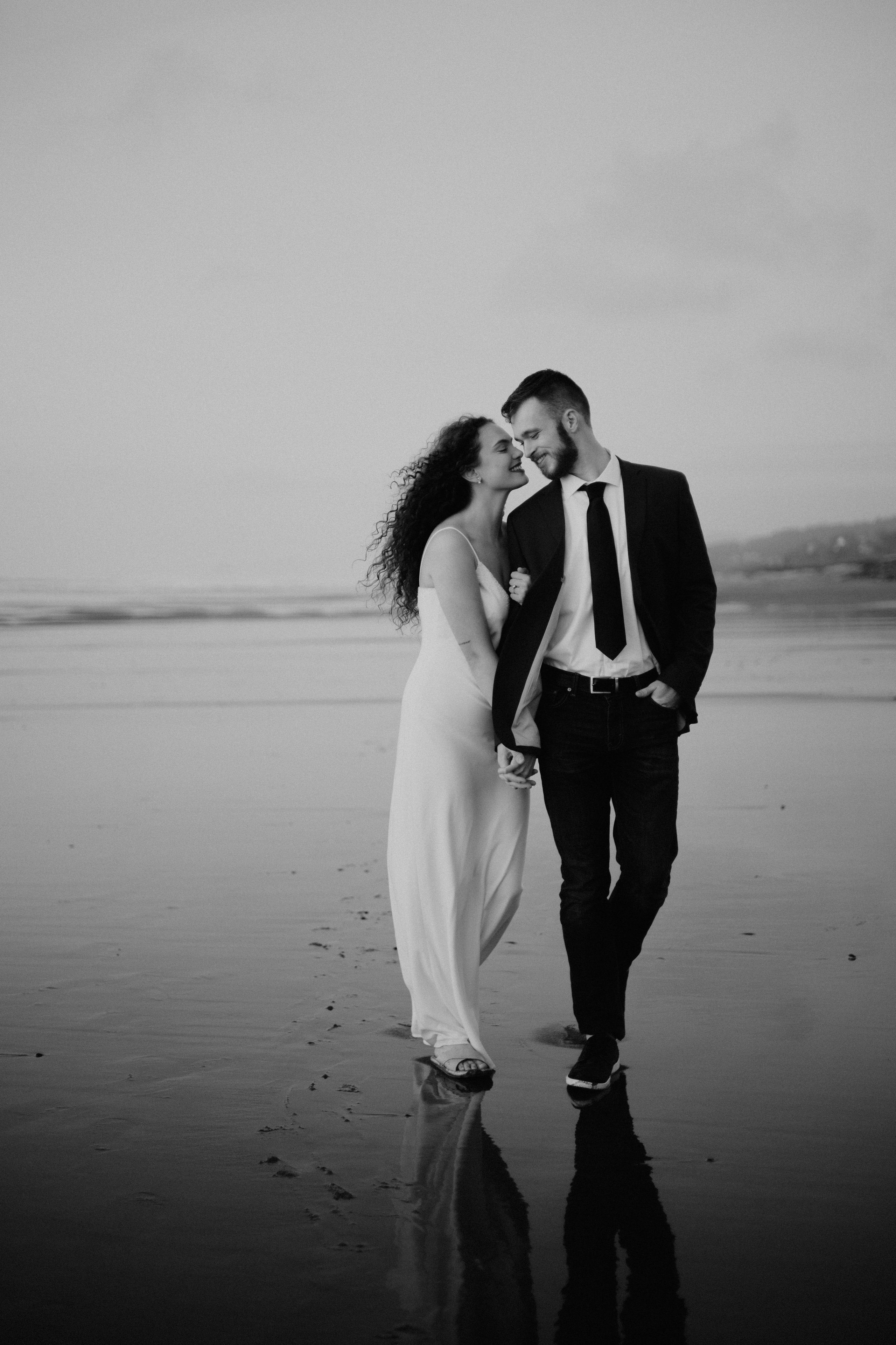 Engagement Photography at Cannon Beach, Oregon Coast | Portland, Seattle, Bend, & Oregon Coast Photographer | Georgy Shishkin. Capturing Love in the Heart of the Pacific Northwes