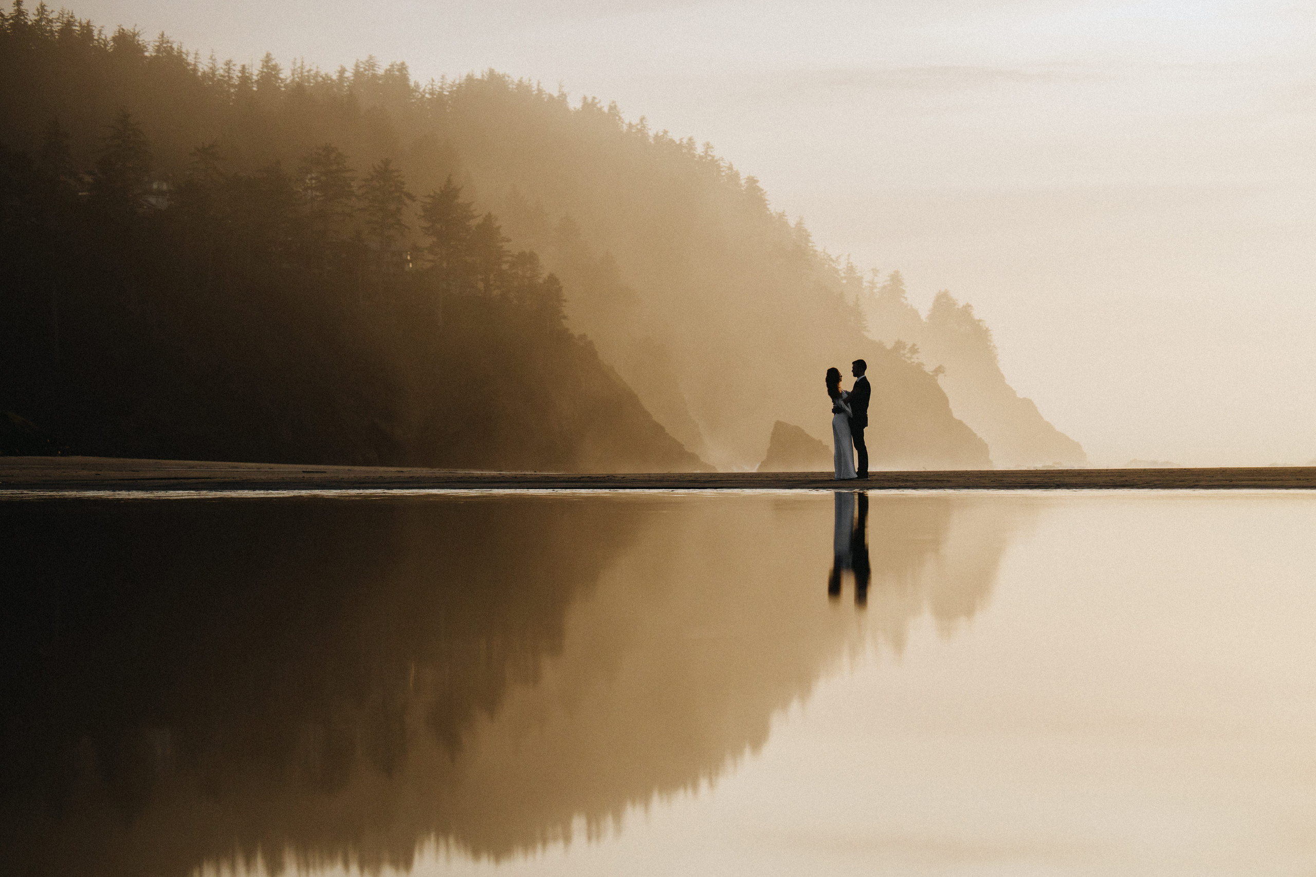 Engagement Photography at Cannon Beach, Oregon Coast | Portland, Seattle, Bend, & Oregon Coast Photographer | Georgy Shishkin. Capturing Love in the Heart of the Pacific Northwes