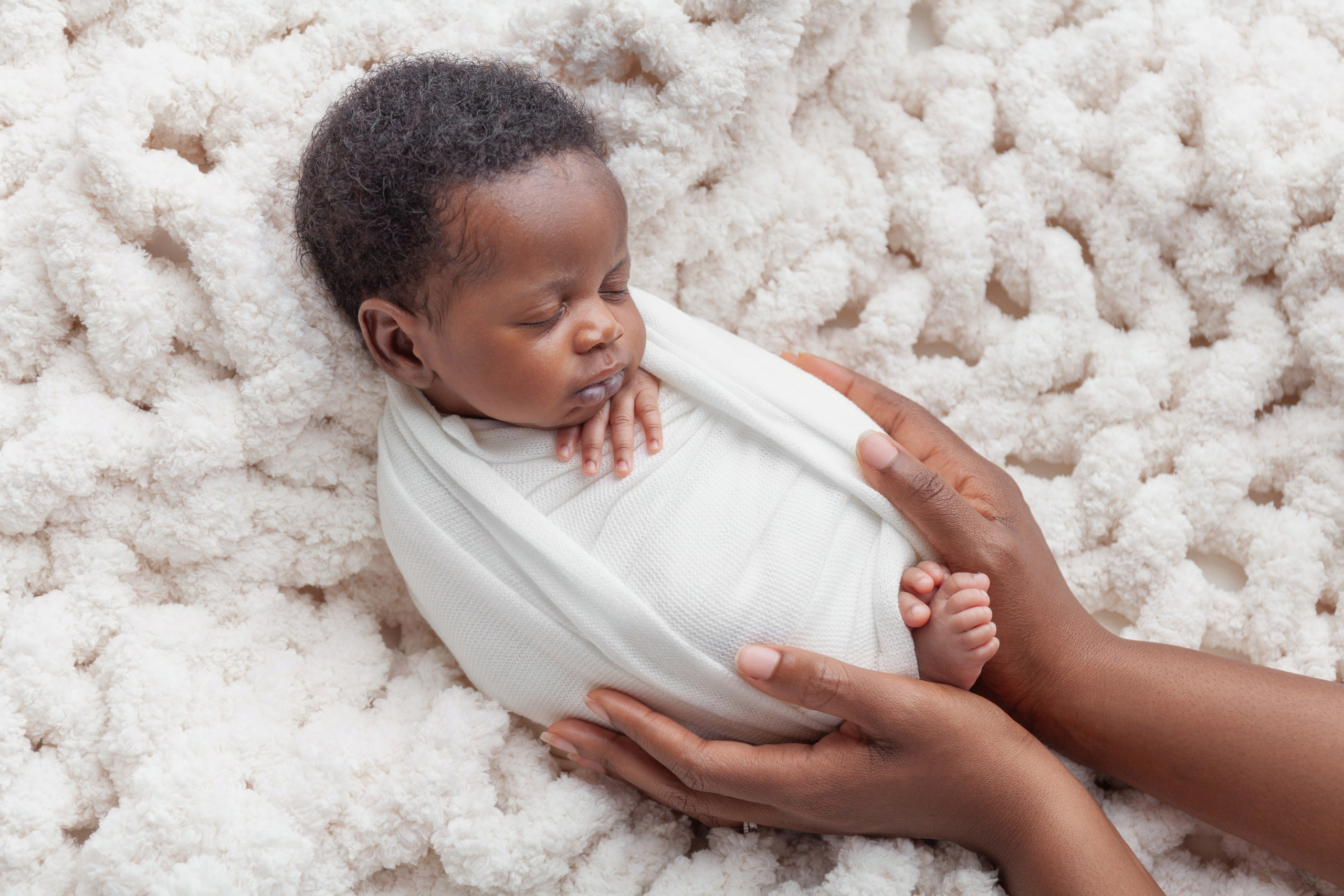 Newborn posing session. Marina Pravda Photography San Francisco Bay Area