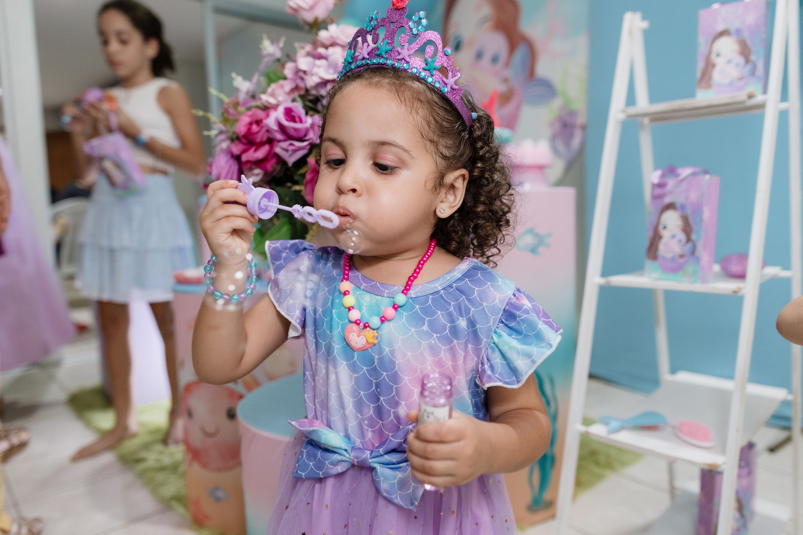 Momento de entrega das sacolinhas