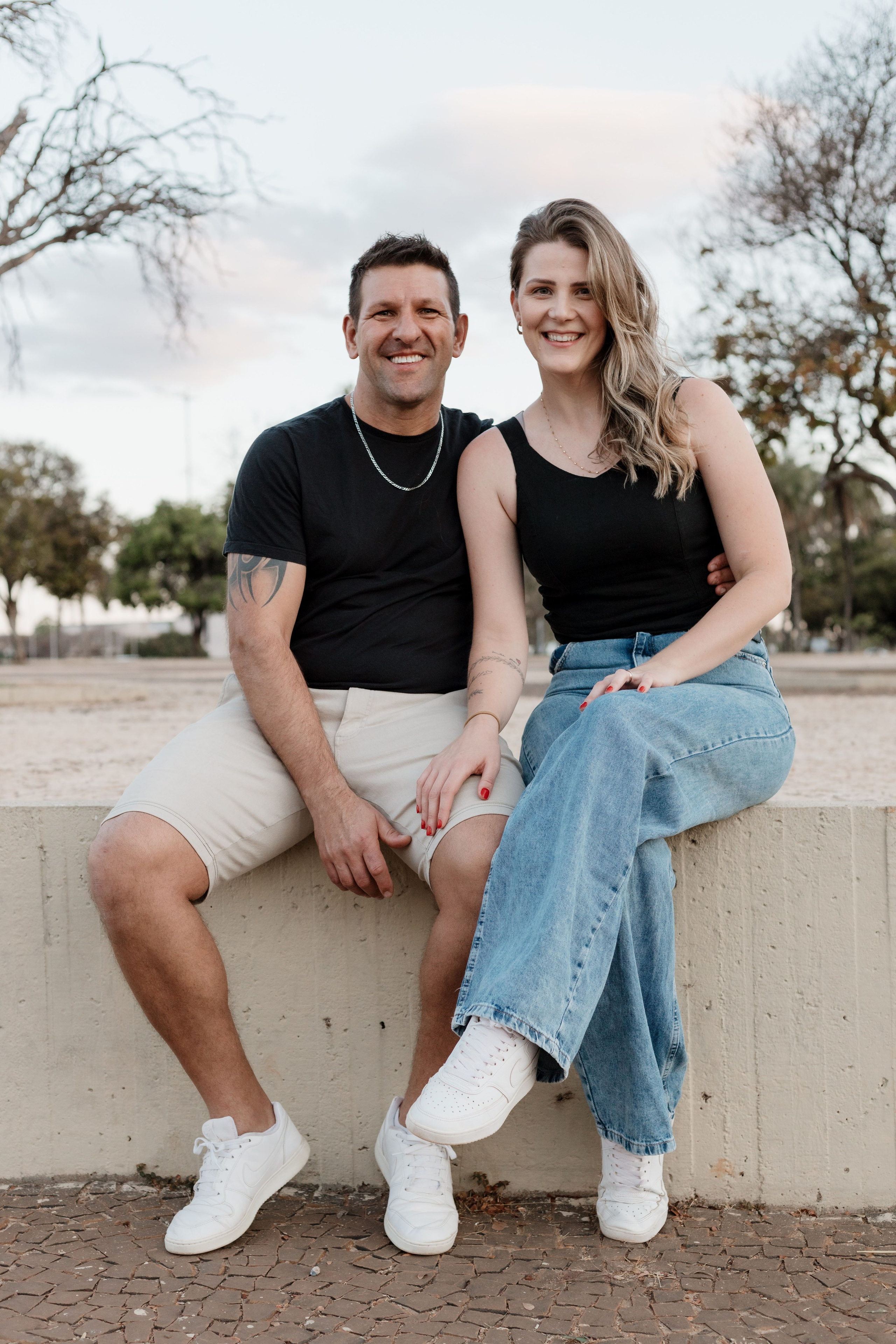 Fotografia espontânea de família ao ar livre