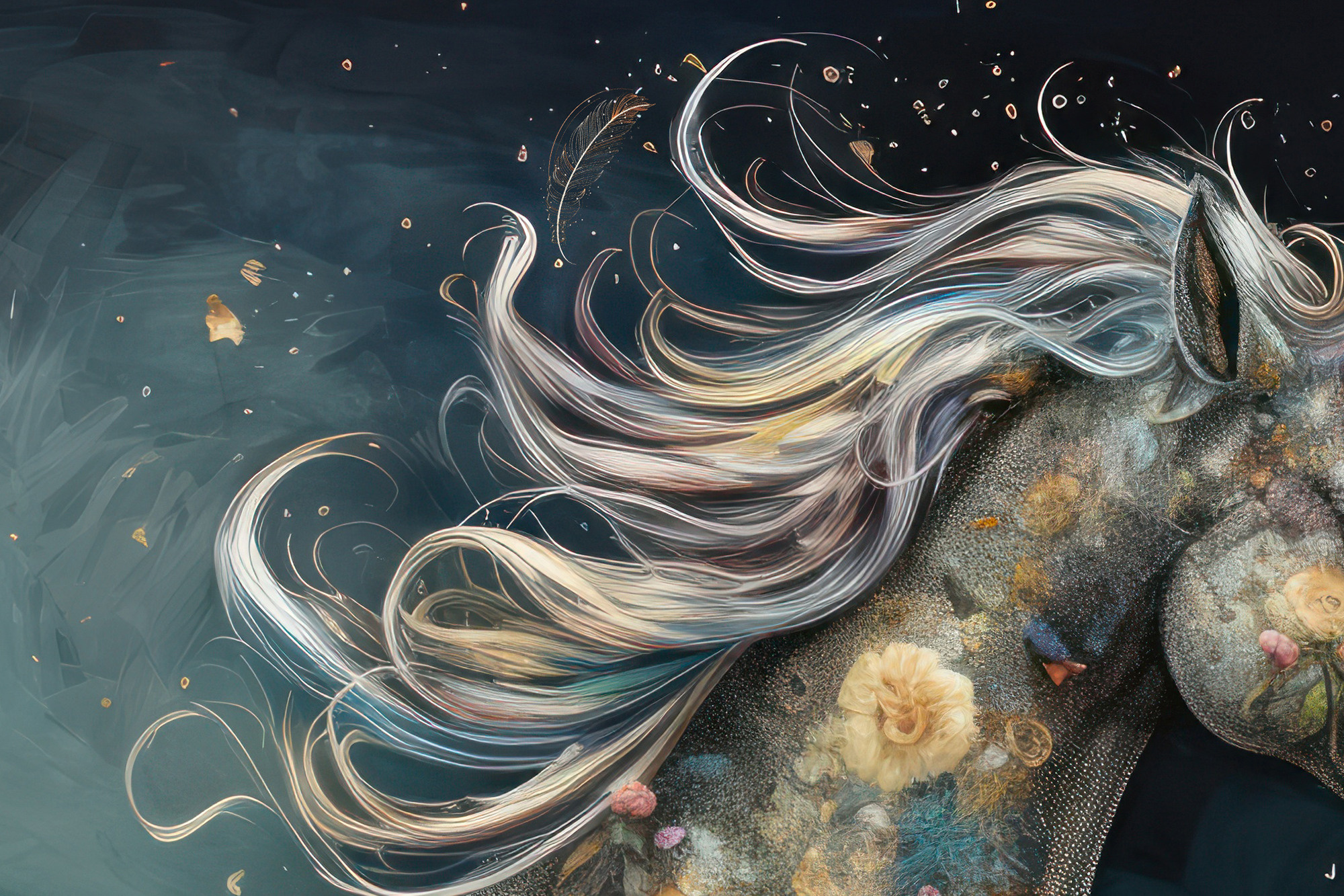 Unicorn Collection Sacred Animals Artwork #34 Lolly Shine. Lolly Shine. Contemporary digital artist