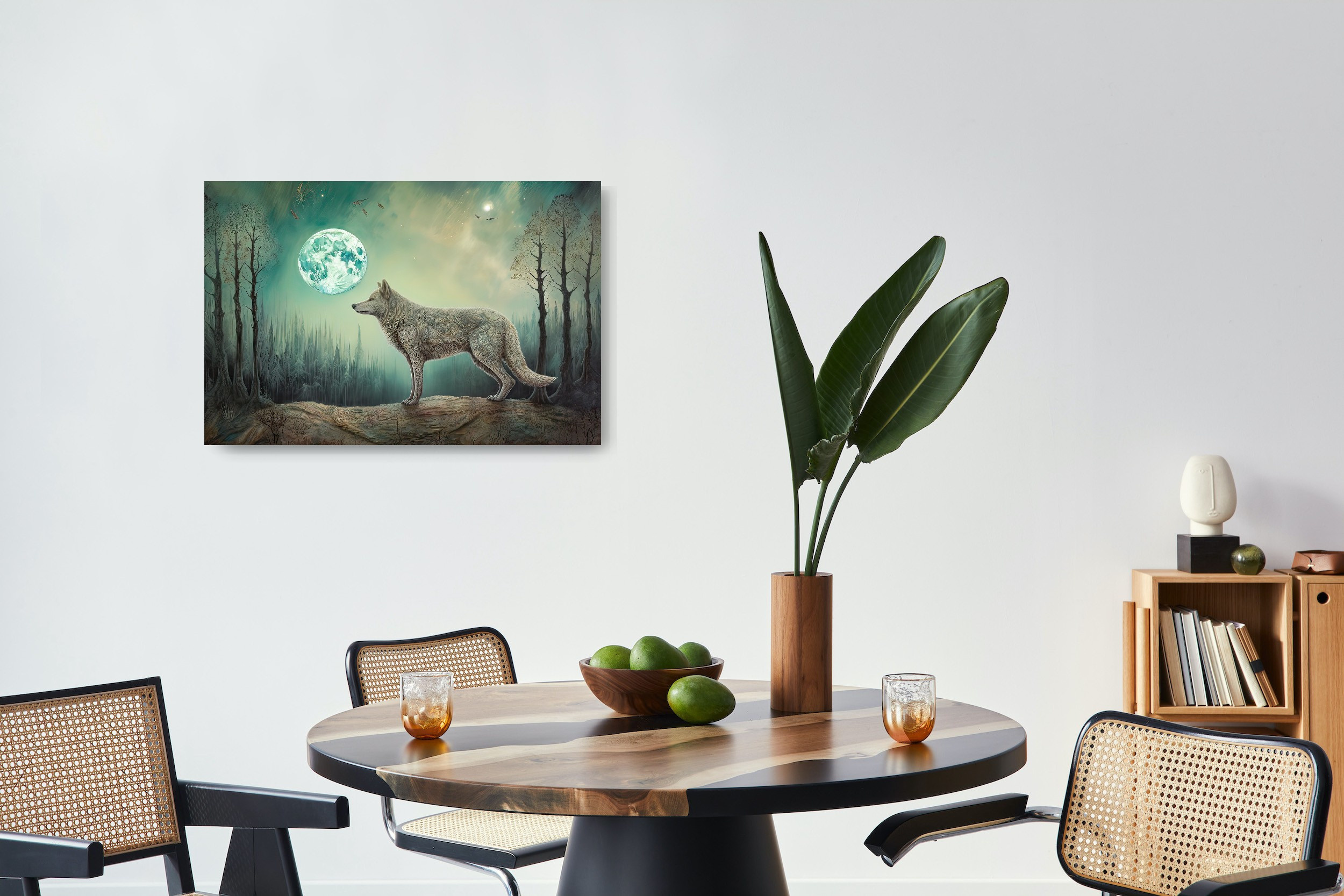 Wolf Collection Sacred Animals Artwork #28 Lolly Shine. Lolly Shine. Contemporary digital artist