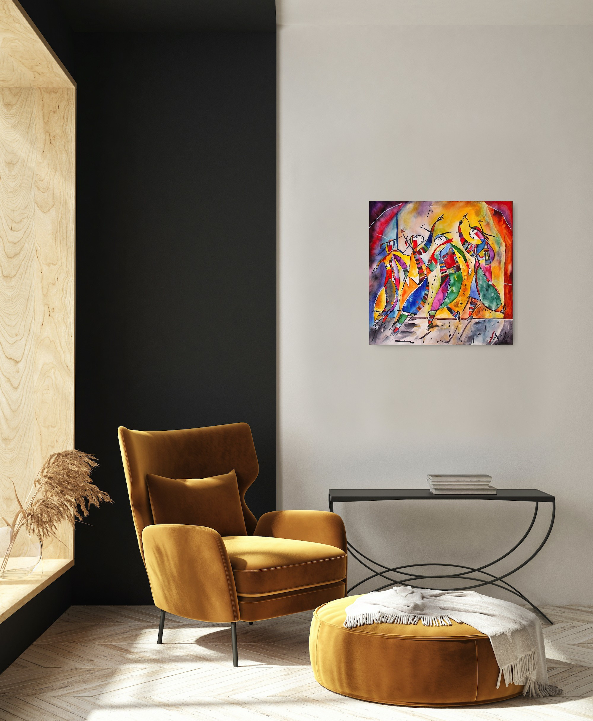 Abstract collection Music of the soul artwork #16. Lolly Shine. Contemporary digital artist