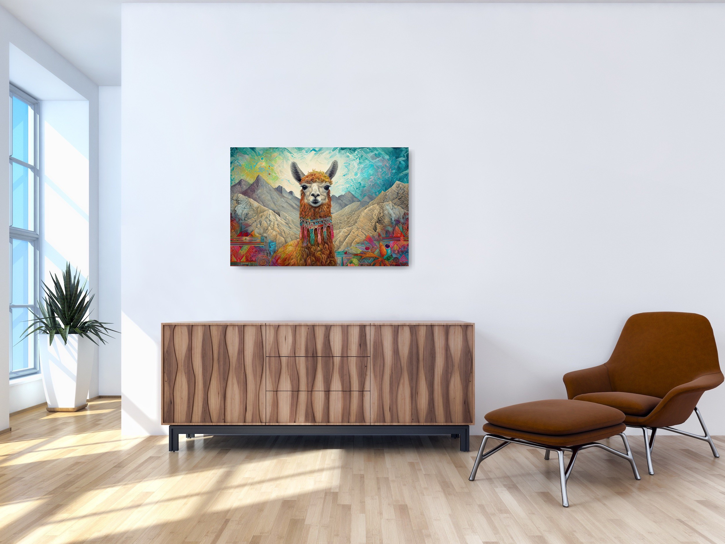 Lama Collection Sacred Animals Artwork #13 Lolly Shine. Lolly Shine. Contemporary digital artist