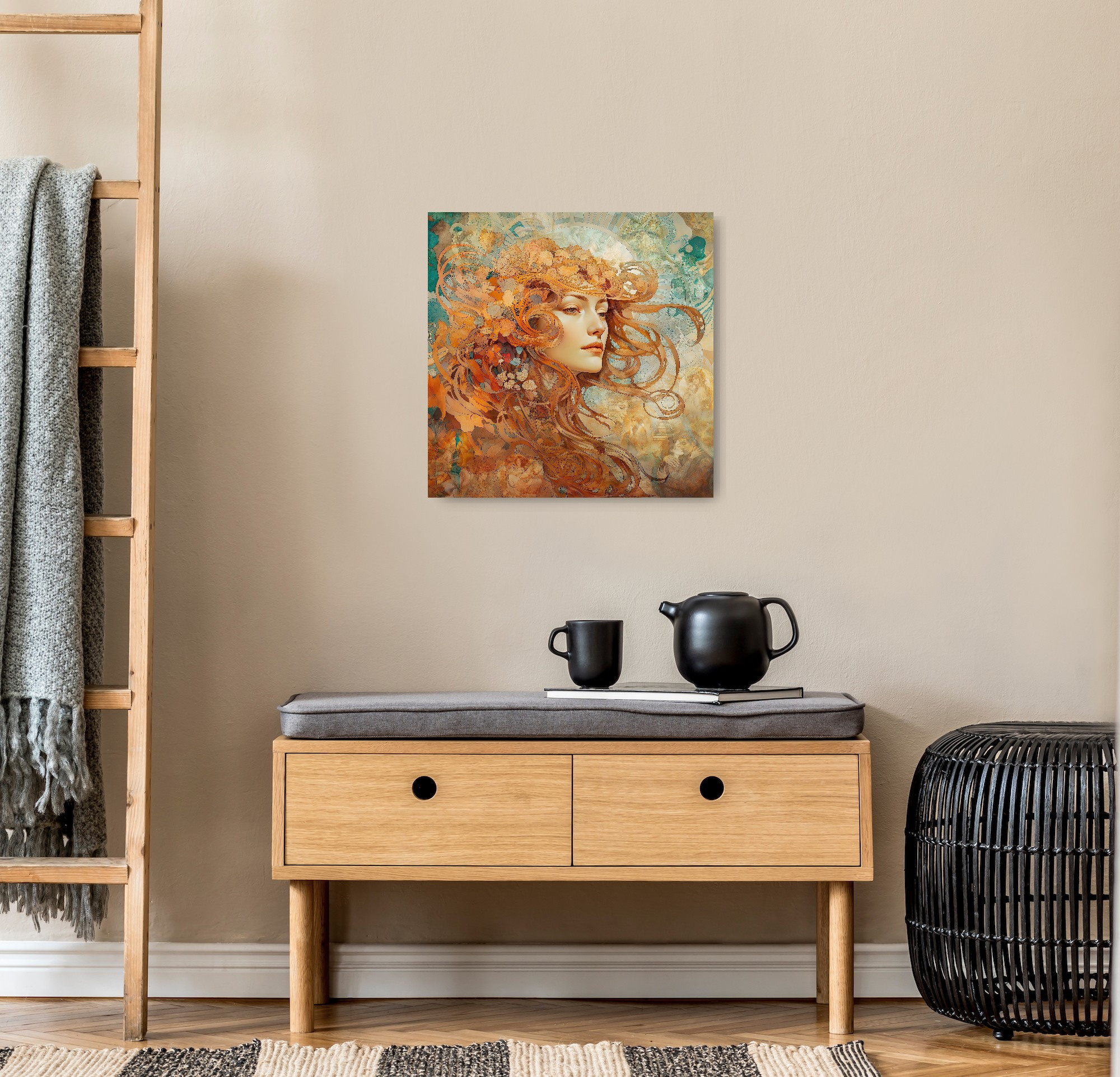 ONE OF A KIND digital art collage. Lolly Shine. Contemporary digital artist