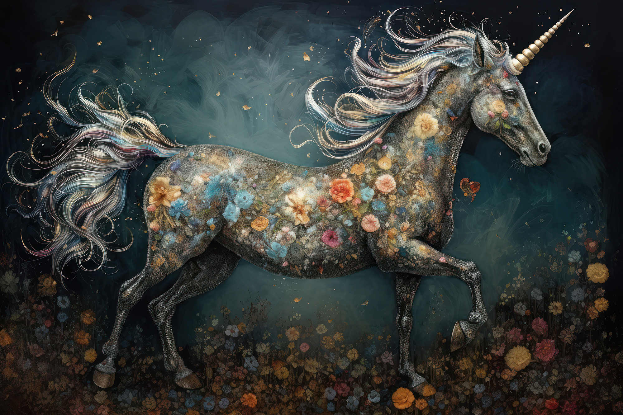 Unicorn Collection Sacred Animals Artwork #34 Lolly Shine. Lolly Shine. Contemporary digital artist