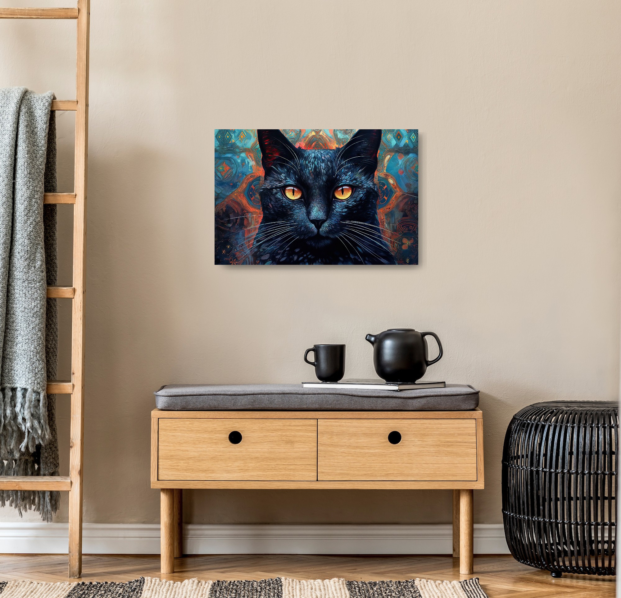 Cat Collection Sacred Animals Artwork #17 Lolly Shine. Lolly Shine. Contemporary digital artist