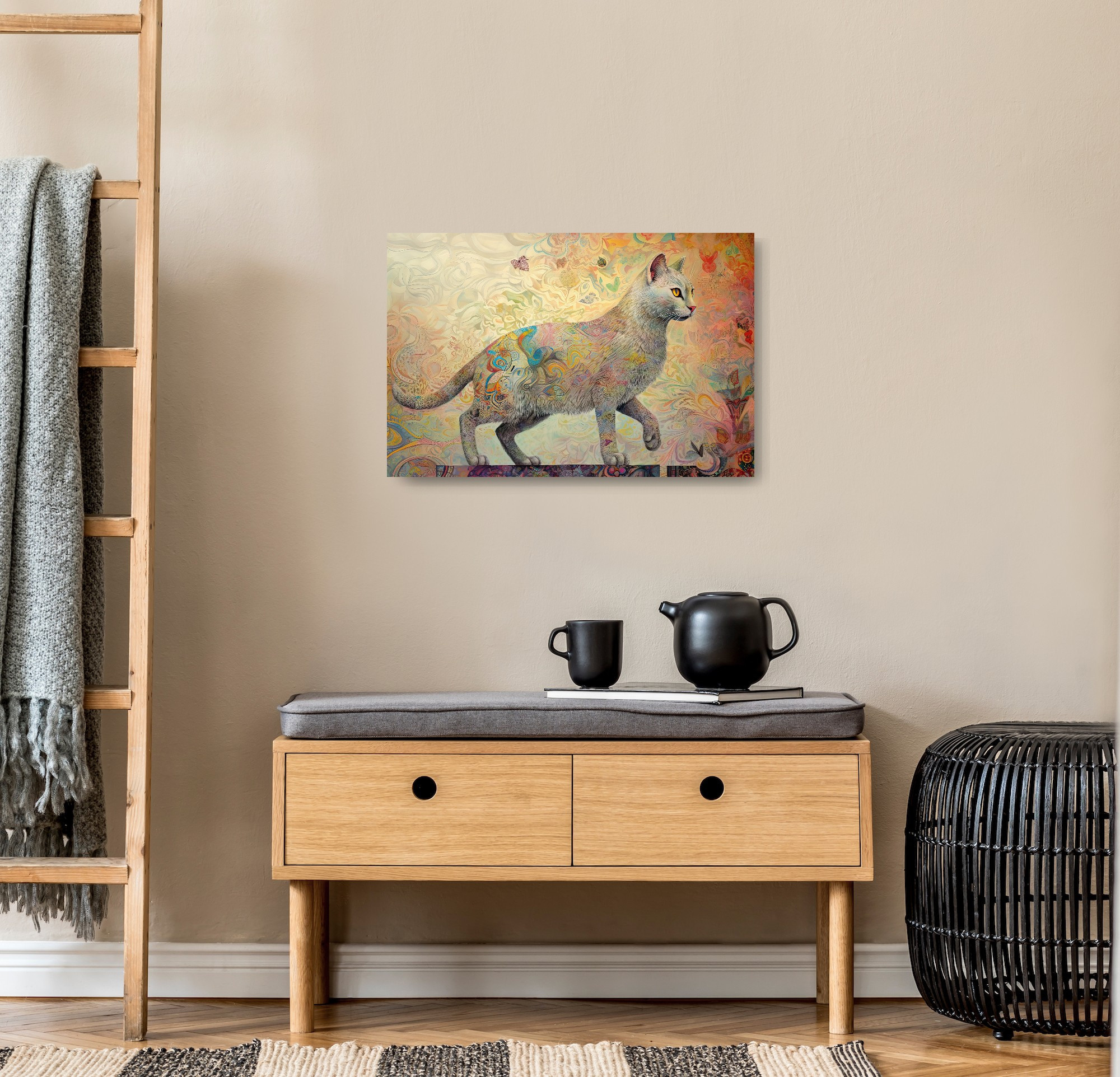 Cat Collection Sacred Animals Artwork #22 Lolly Shine. Lolly Shine. Contemporary digital artist