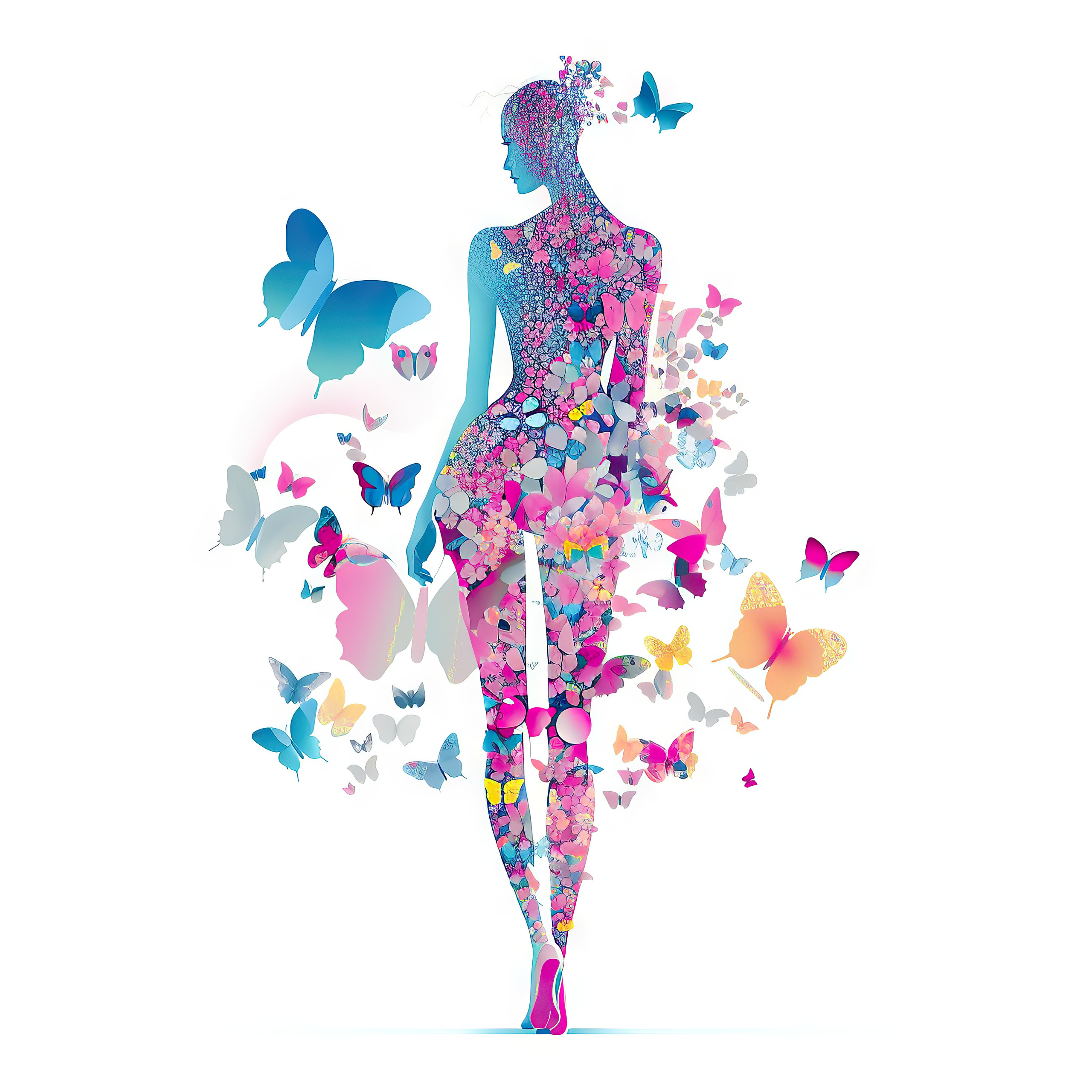 Abstract surrealism Collection WOMAN’S FANTASY artwork #8 Lolly Shine. Lolly Shine. Contemporary digital artist