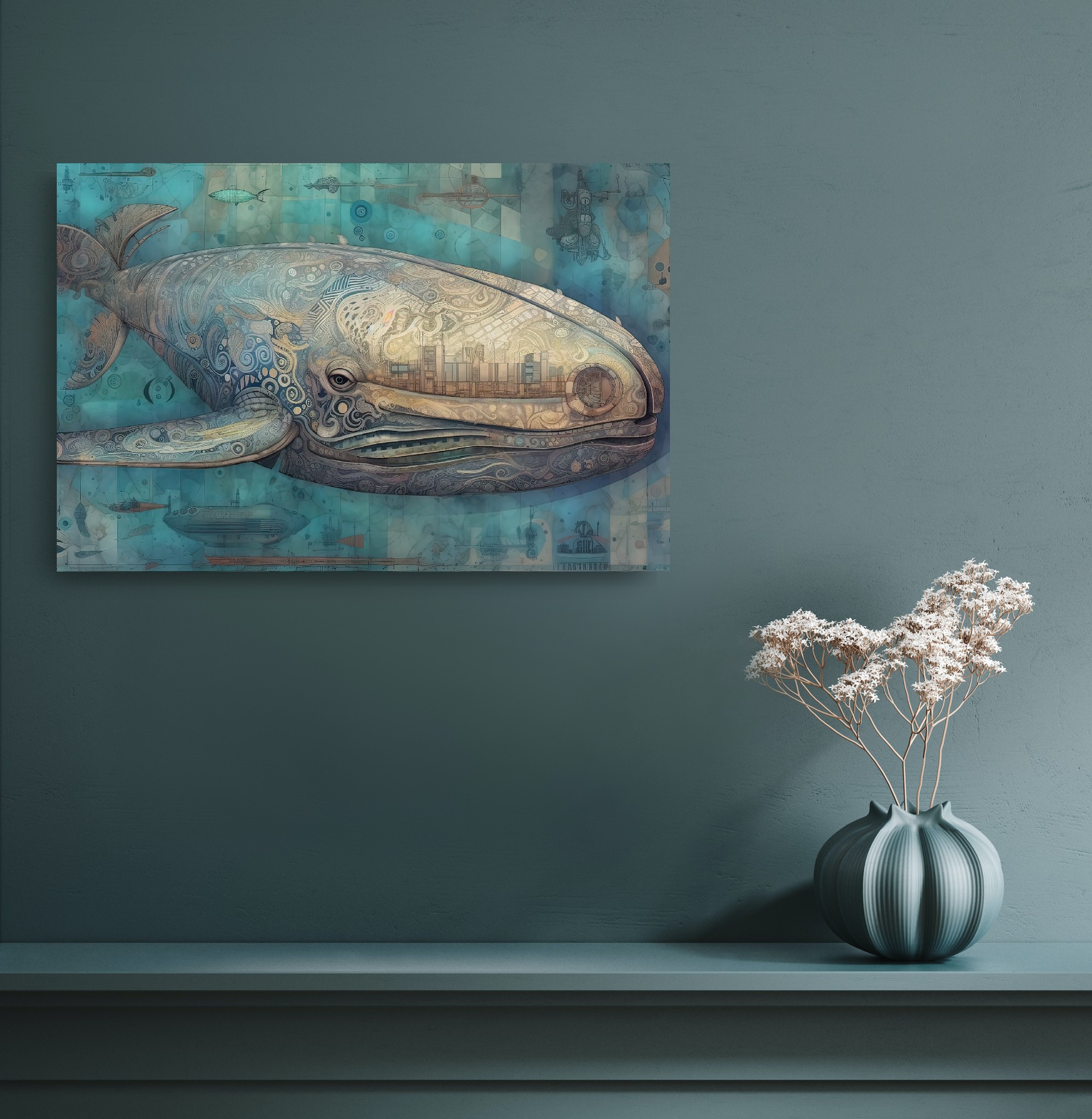 Whale Collection Sacred Animals Artwork #1 Lolly Shine. Lolly Shine. Contemporary digital artist