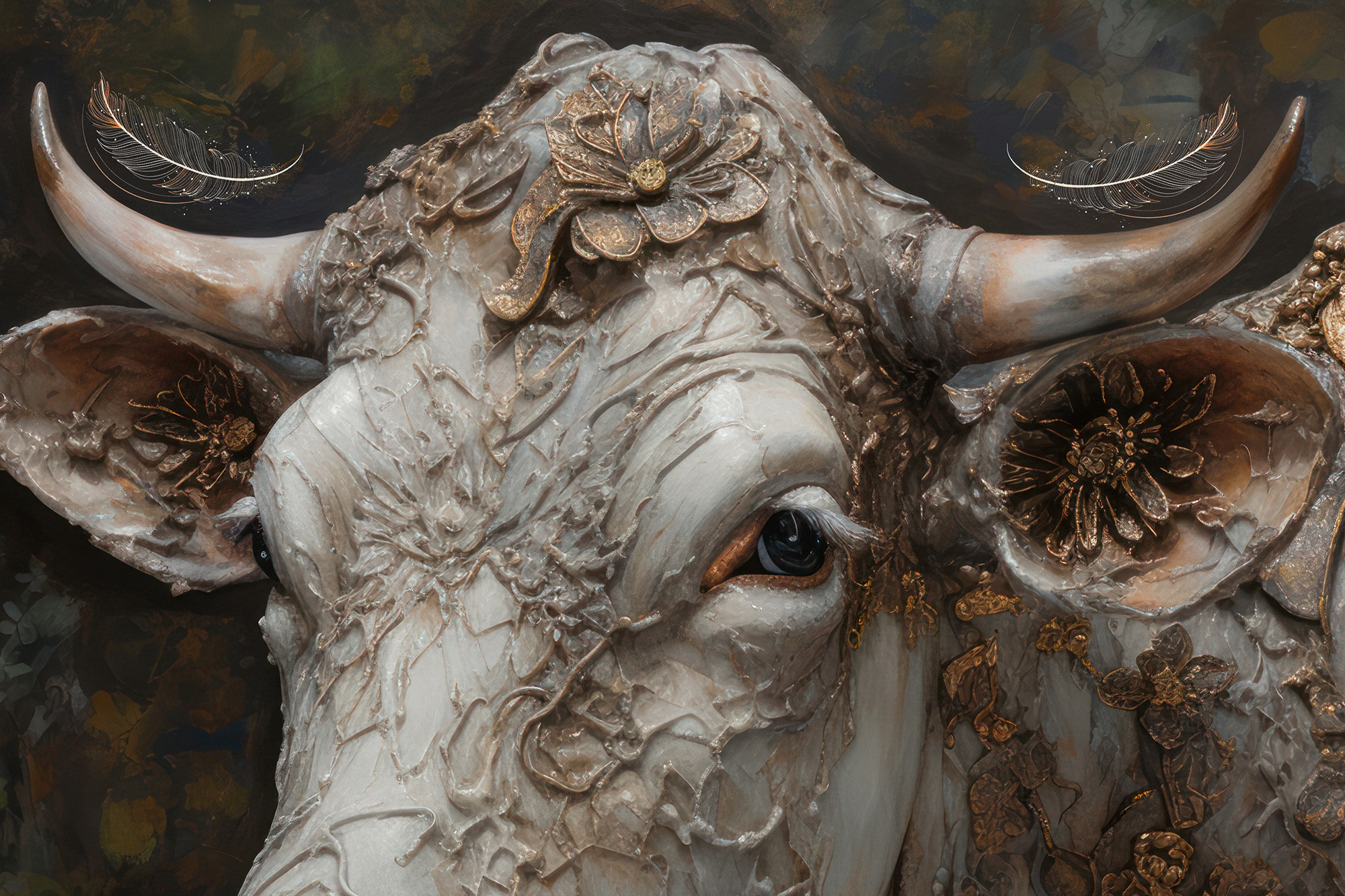 Cow Collection Sacred Animals Artwork #31 Lolly Shine. Lolly Shine. Contemporary digital artist