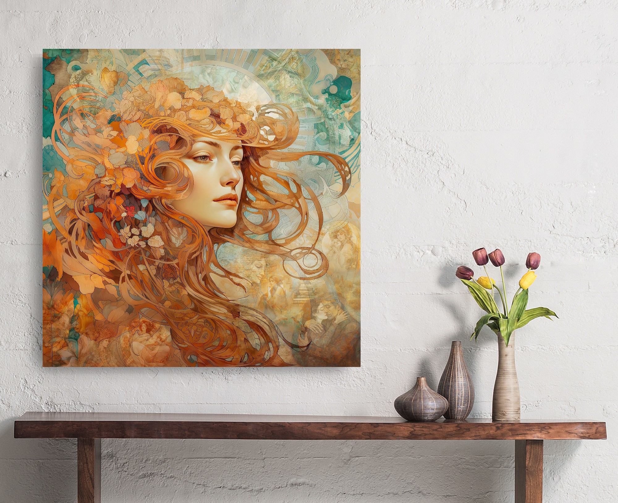 ONE OF A KIND digital art collage. Lolly Shine. Contemporary digital artist