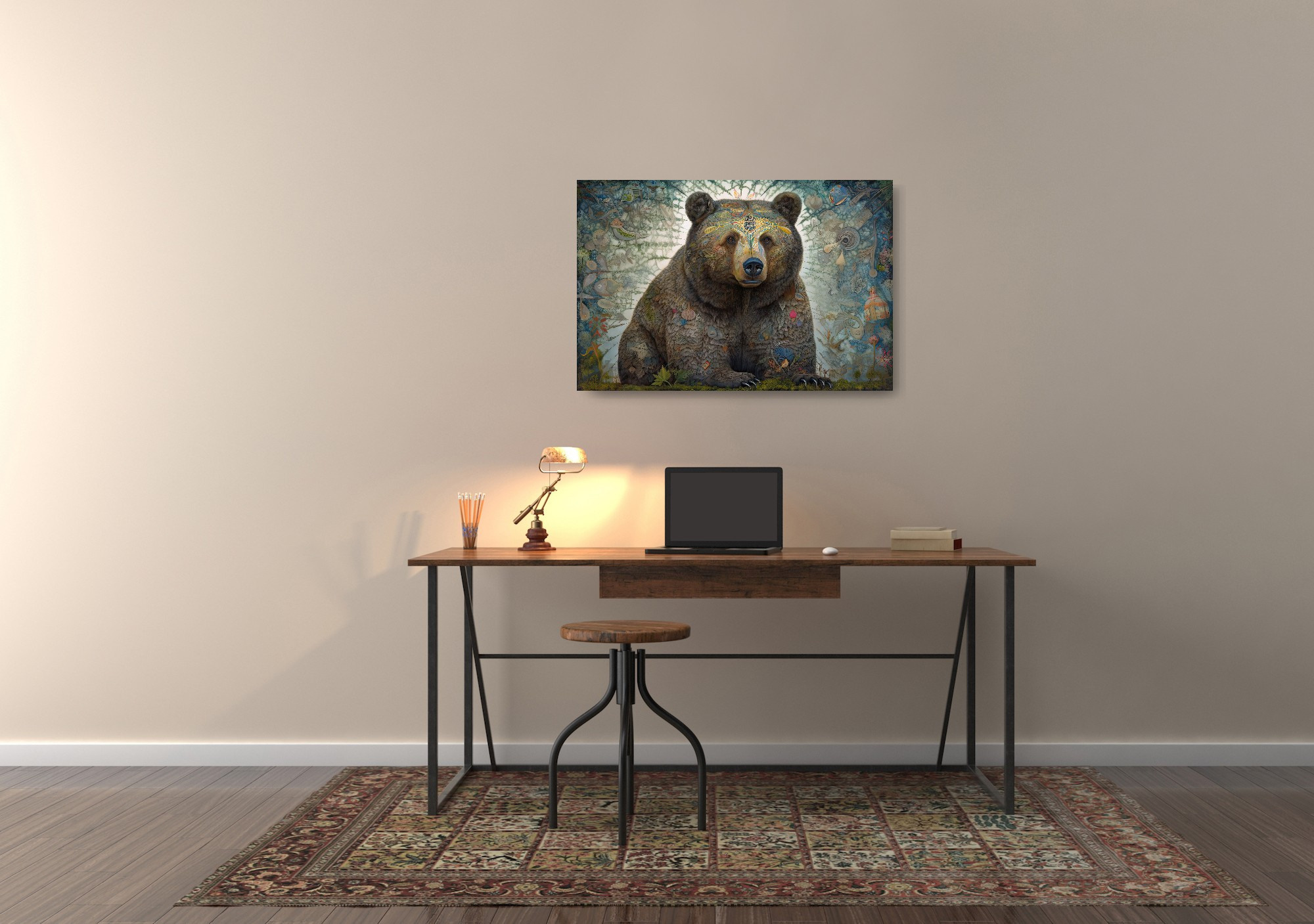 Bear Collection Sacred Animals Artwork #5 Lolly Shine. Lolly Shine. Contemporary digital artist